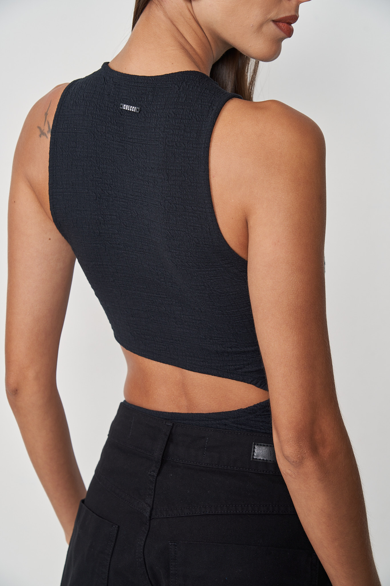 BLUSA COLCCI G PRETO