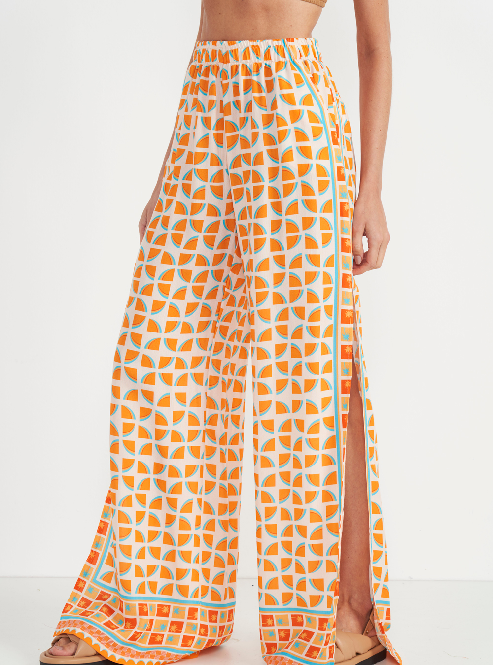 CALÇA ESTAMPADA P COQUEIROS II