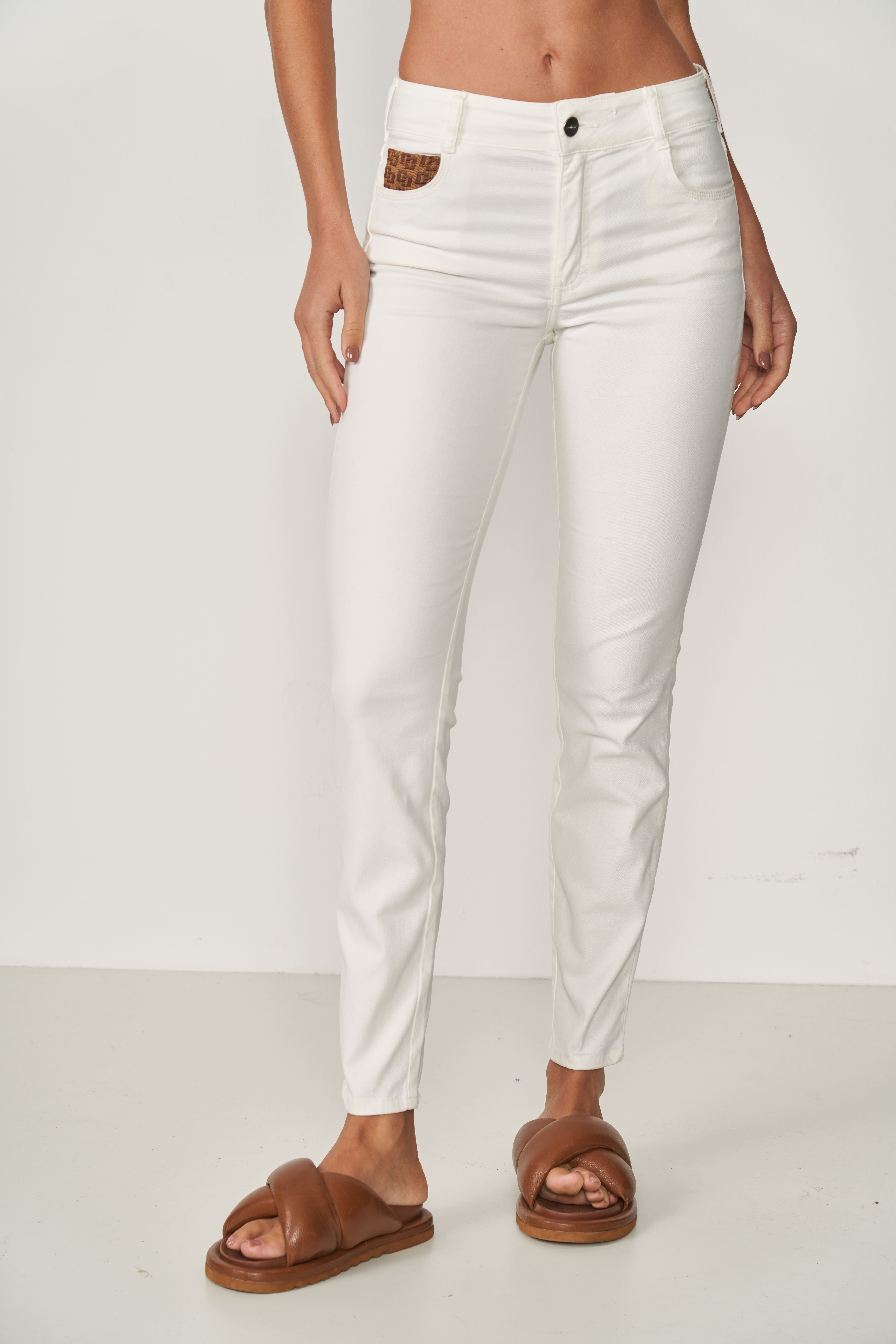 CALÇA SARJA BIA 36 OFF SHELL