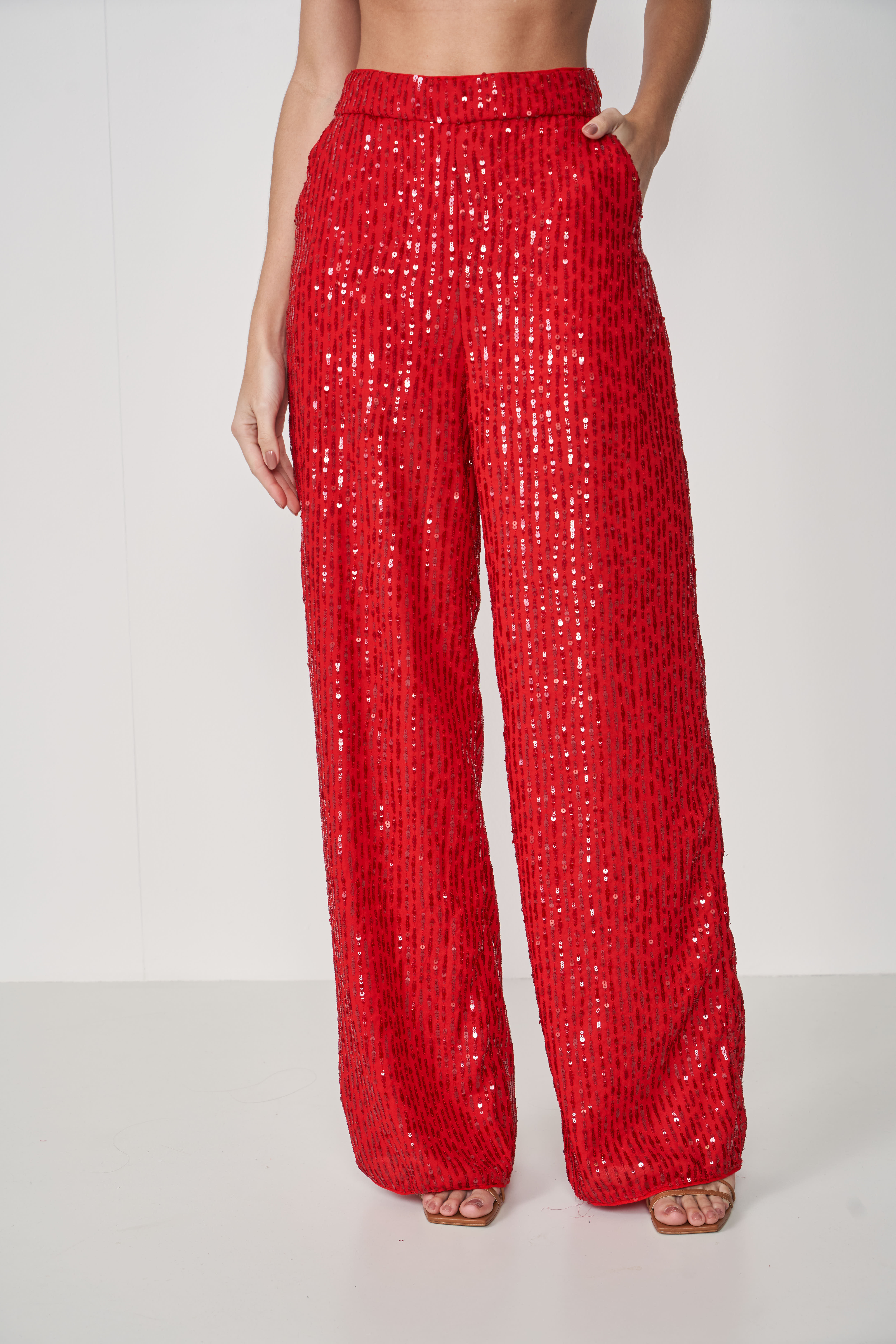 CALÇA PAETÊ 42 VERMELHO IFE