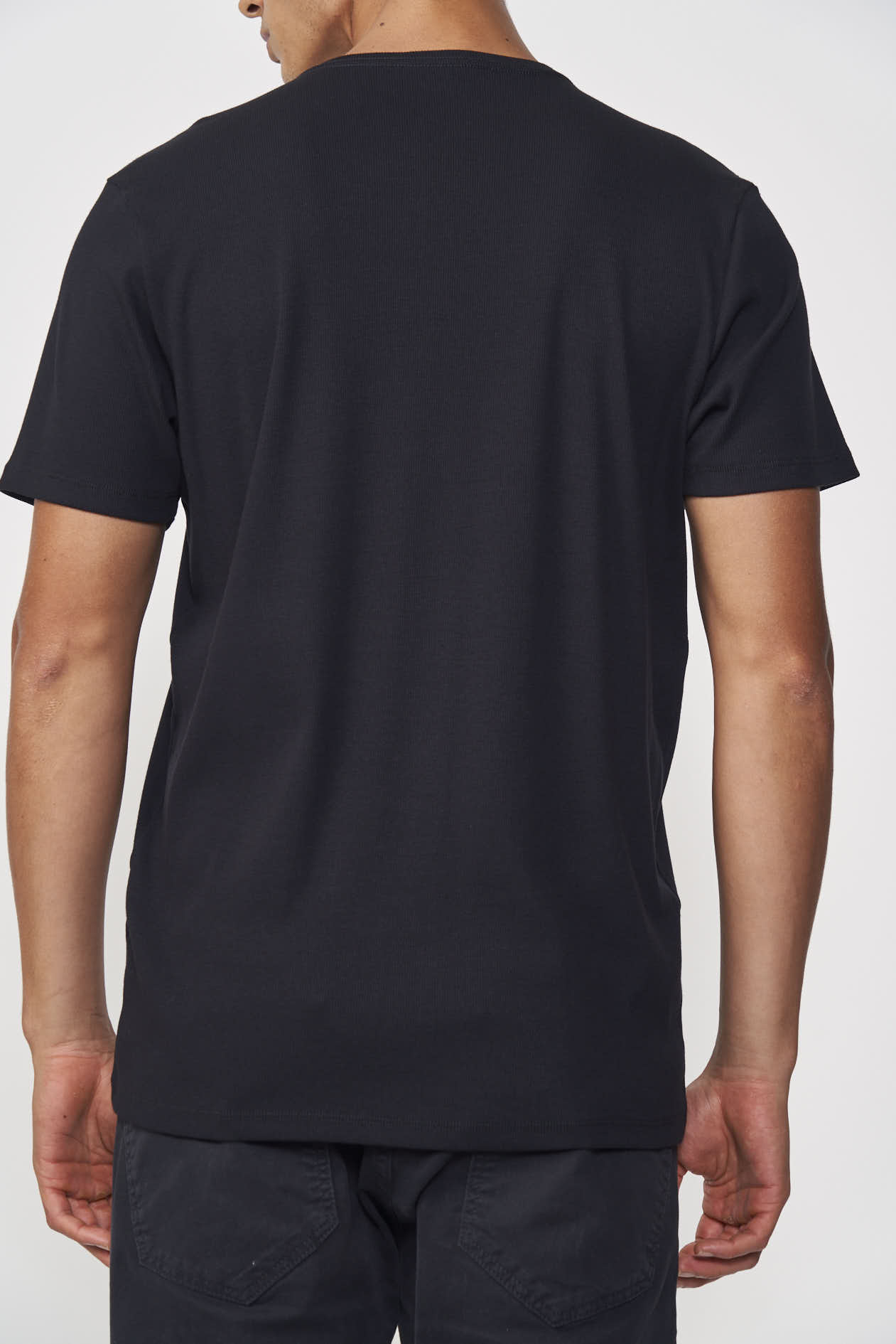CAMISETA CANELADA G PRETO