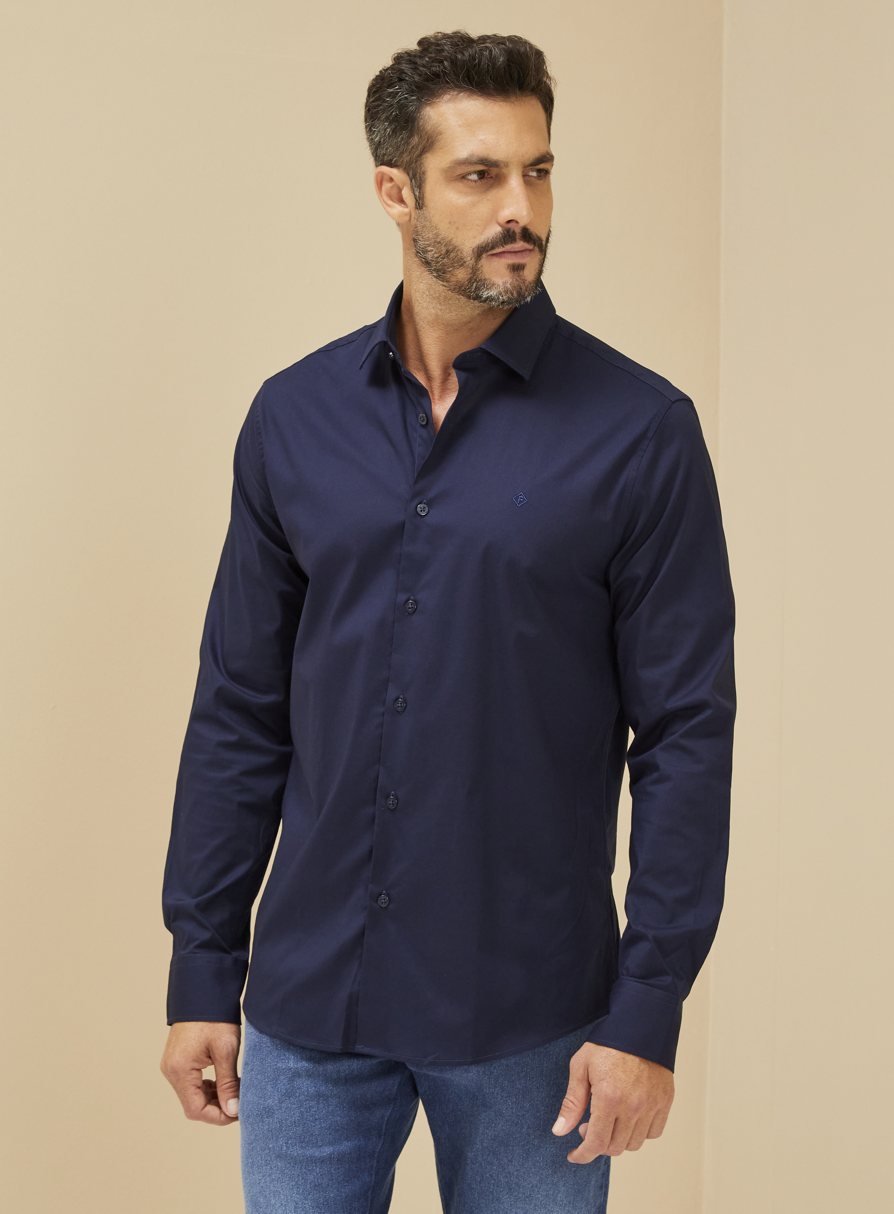 CAMISA SLIM FIT 4 PRETO