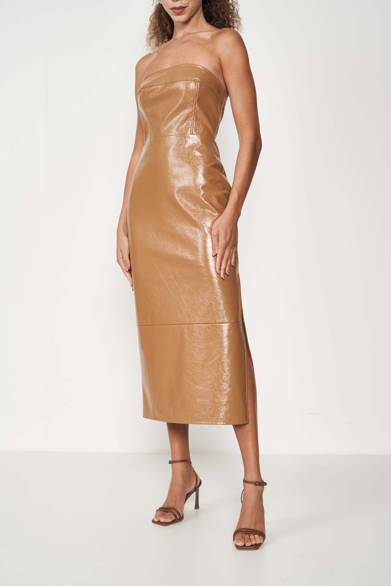 VESTIDO COLCCI M MARROM EVERMORE