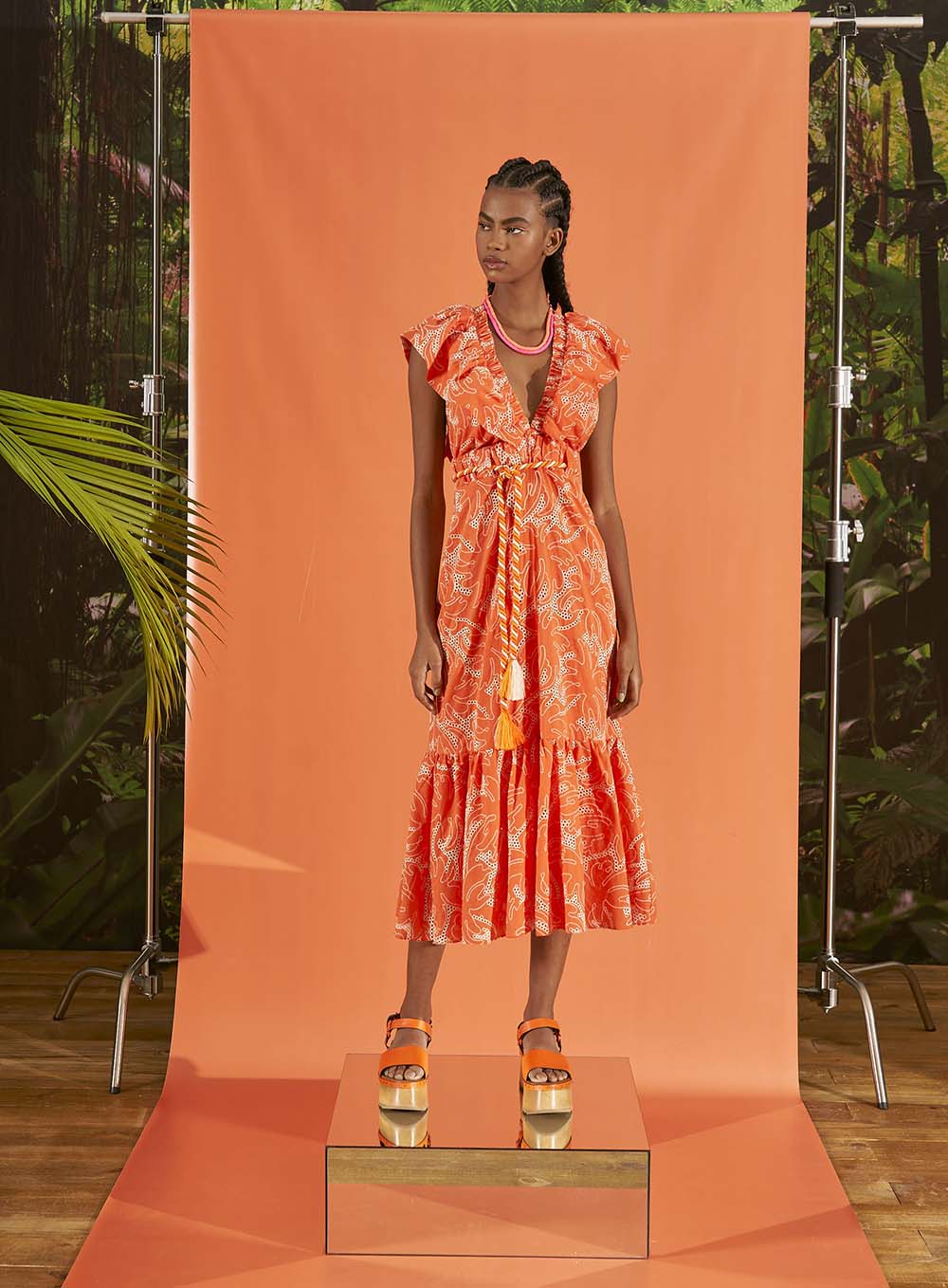 VESTIDO MIDI LAISE 38 BAHAMAS