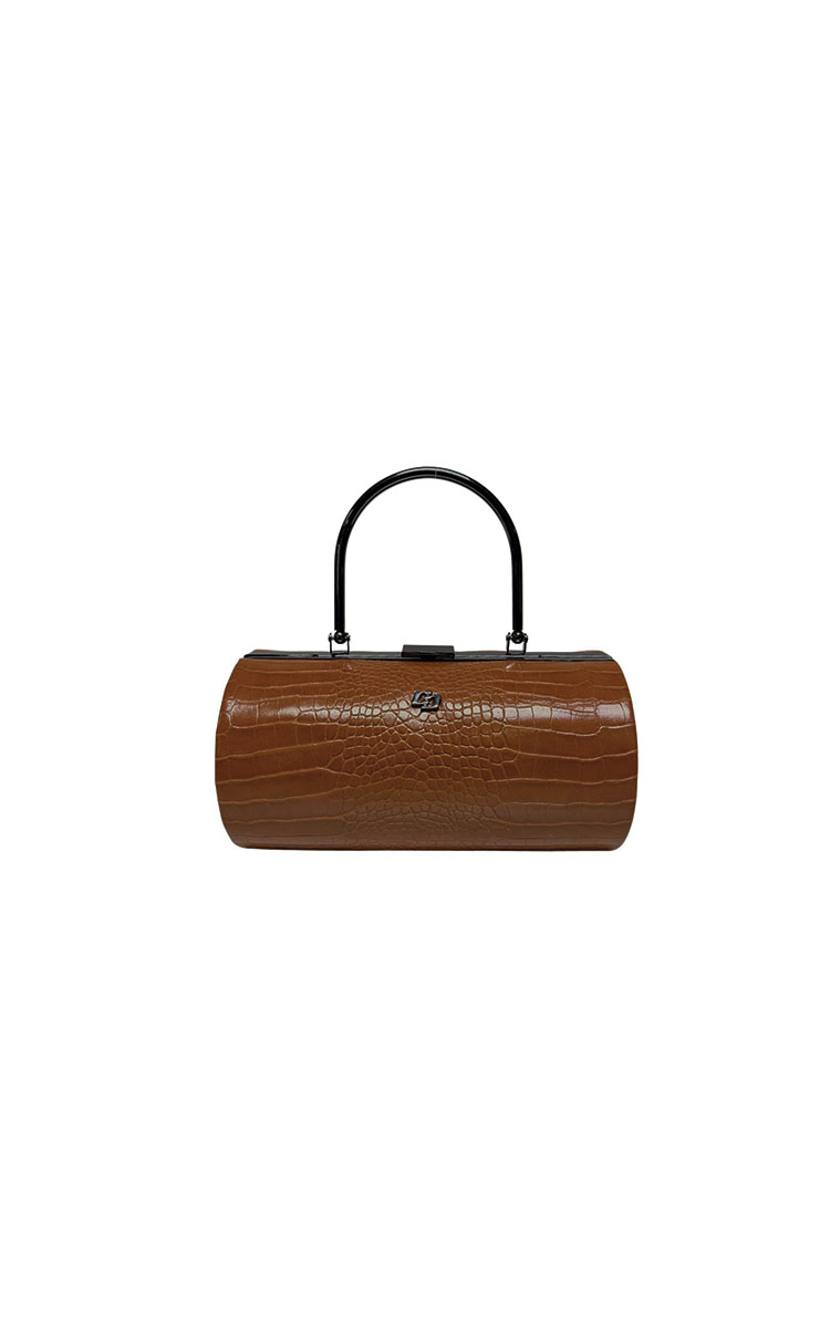 BOLSA COLCCI FEM CLUTCH CROCO U PRETO