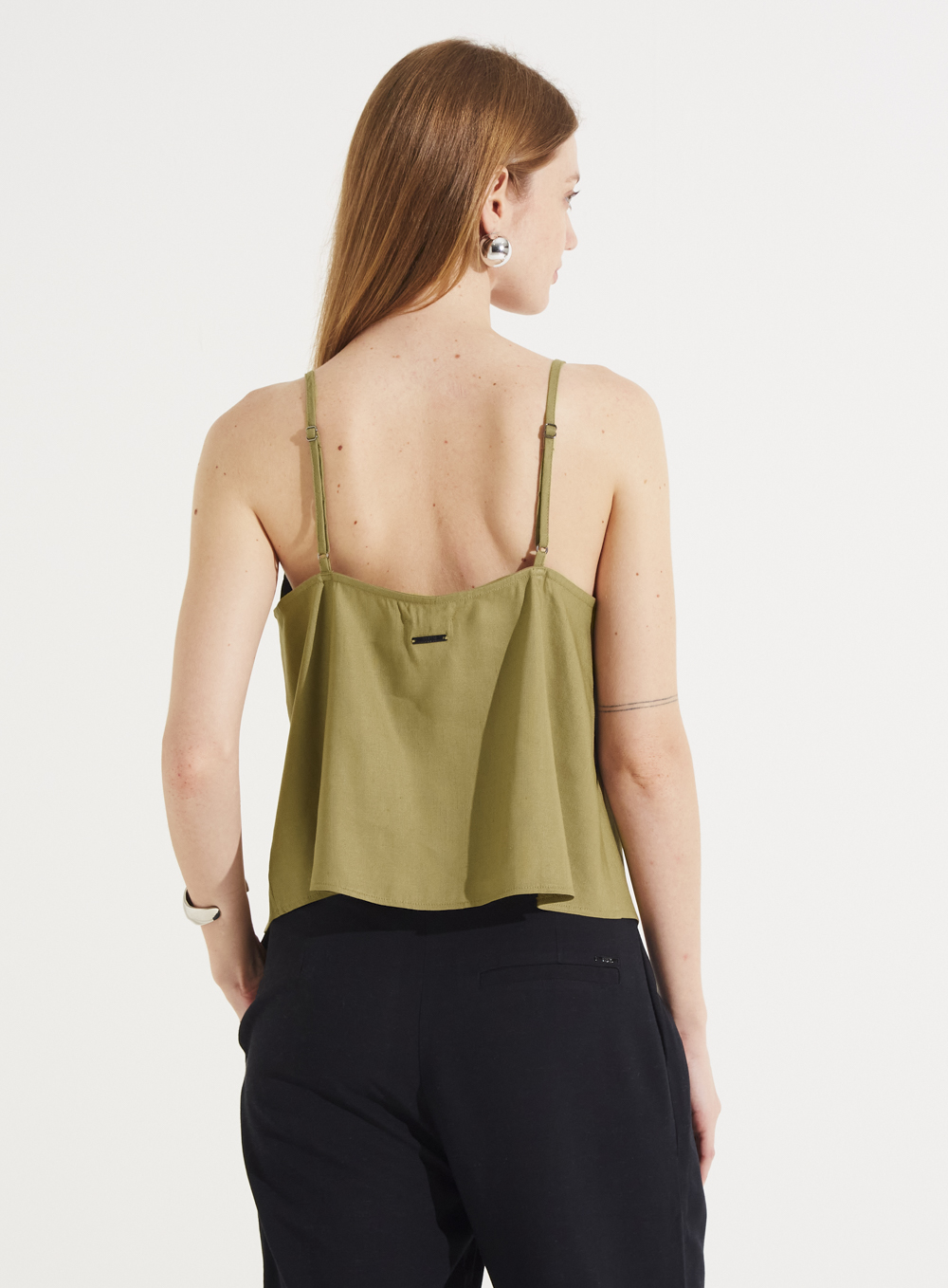 BLUSA LINHO M PRETO/OFF
