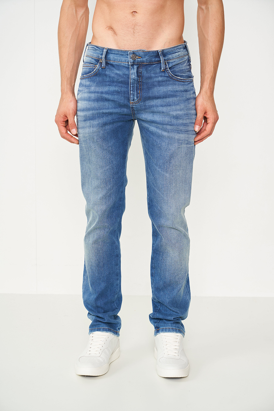 CALÇA JEANS ALEX SLIM 46 INDIGO