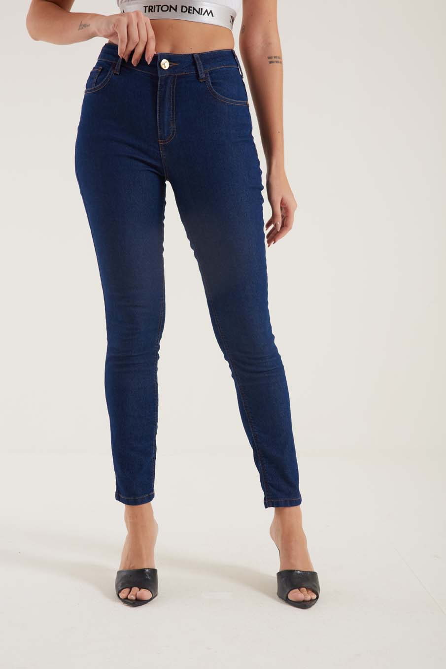 CALÇA JEANS GRACIANE 38 INDIGO