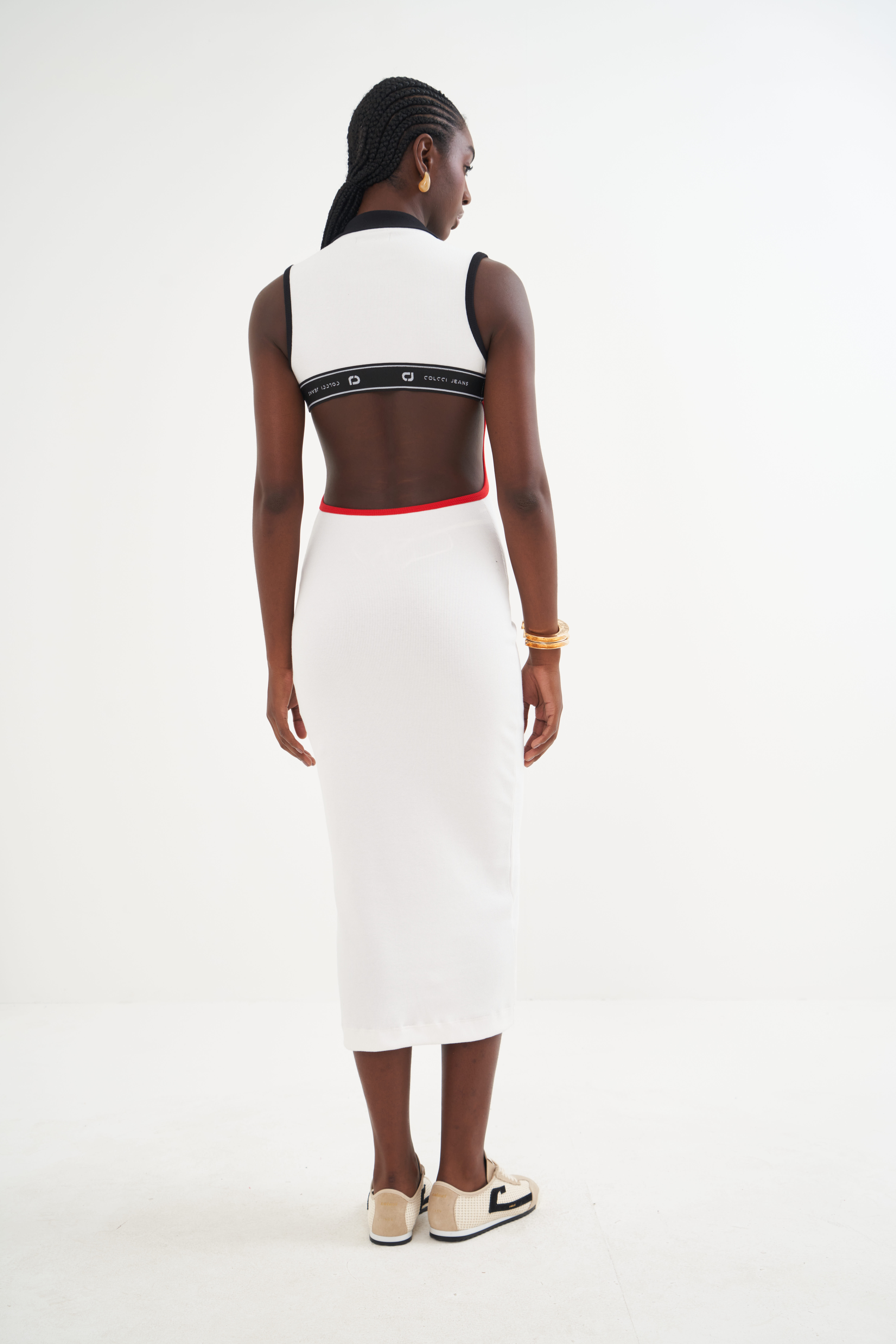VESTIDO CANELADO G OFF SHELL