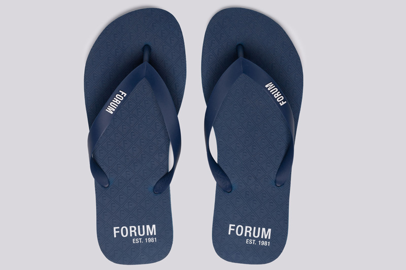 CHINELO MASC FORUM EST 1981 37-38 AZUL DARKNESS