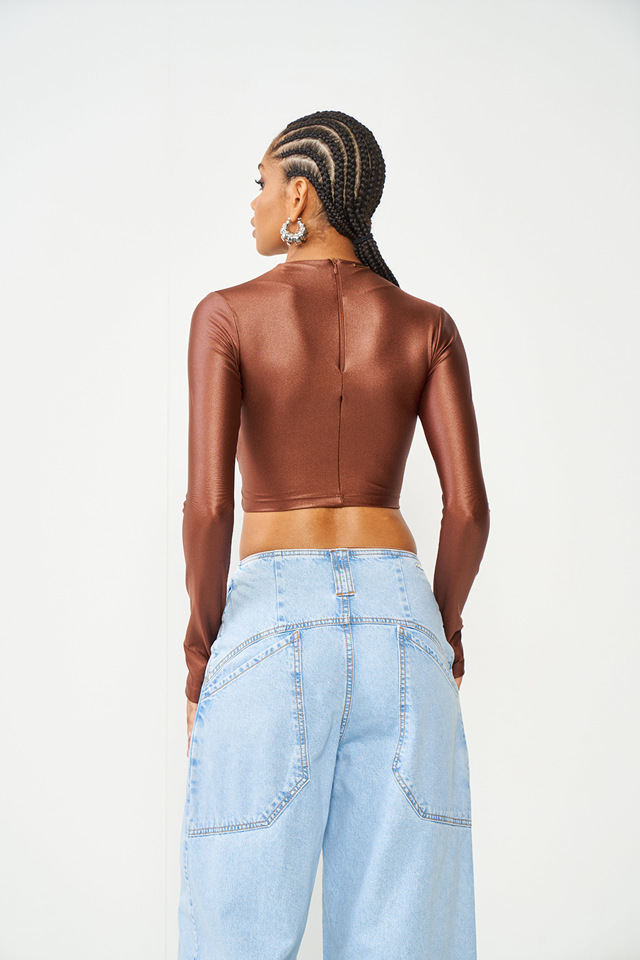 TOP COLCCI G MARROM CARVALHO