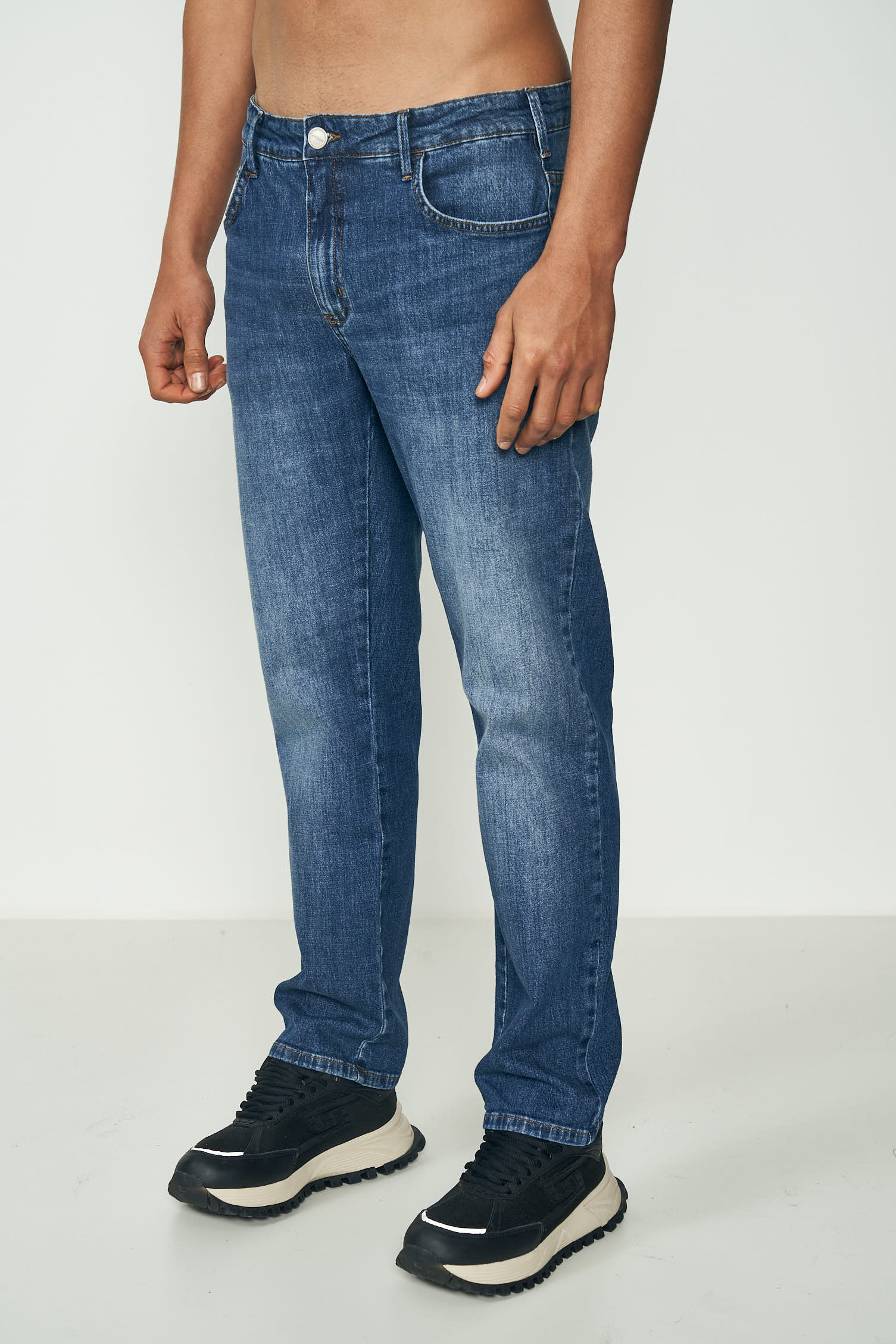 CALÇA JEANS RETA 36 INDIGO
