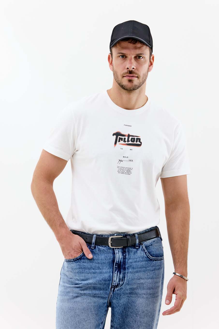 CAMISETA TRITON GG CINZA XISTO