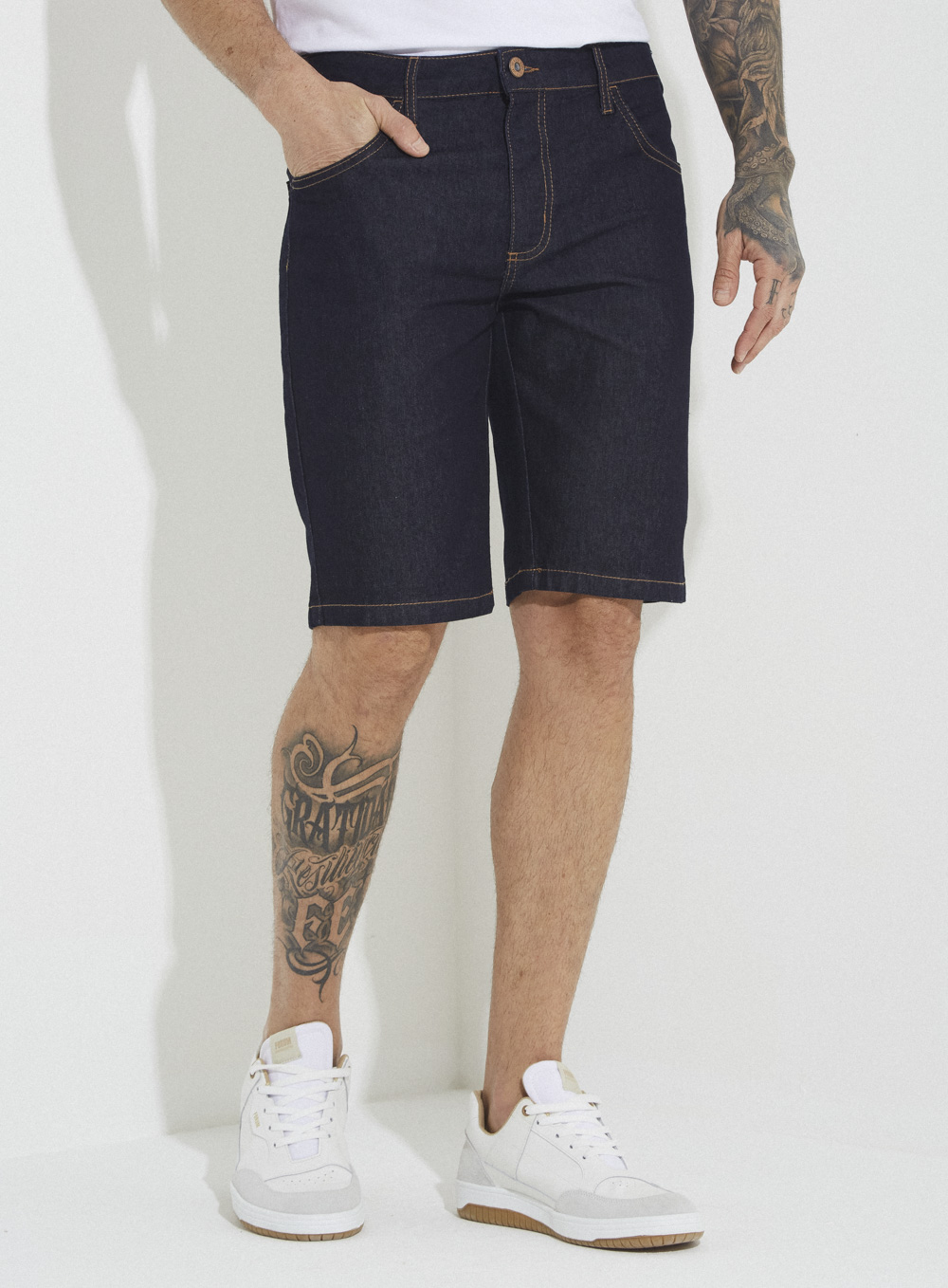 BERMUDA JEANS PAUL SLIM 42 INDIGO