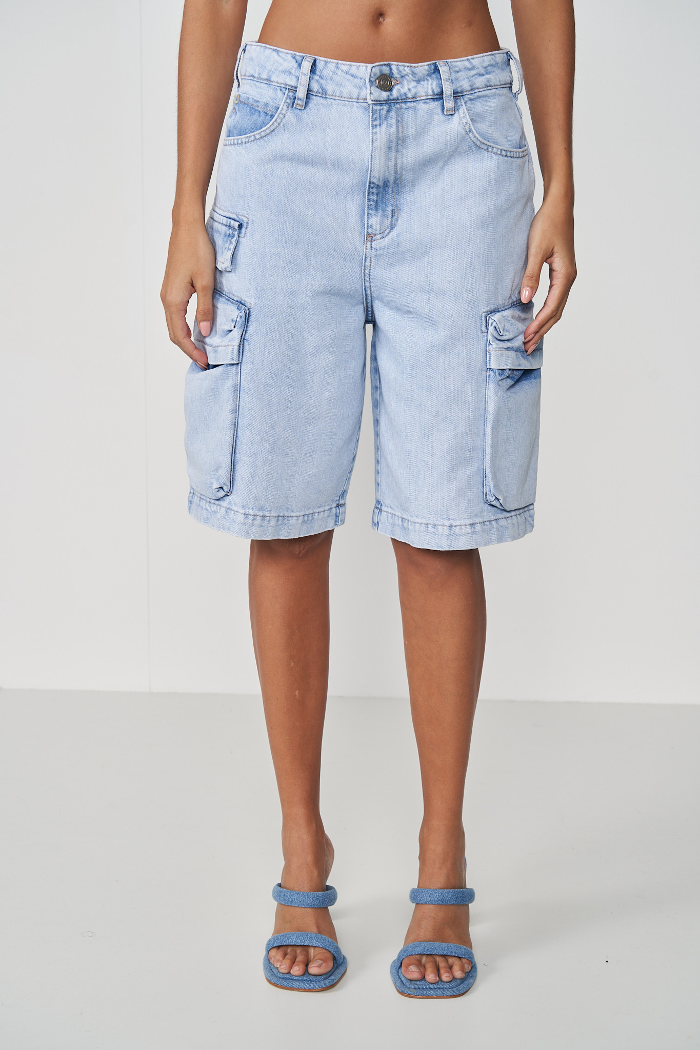 BERMUDA JEANS GIGI 38 INDIGO