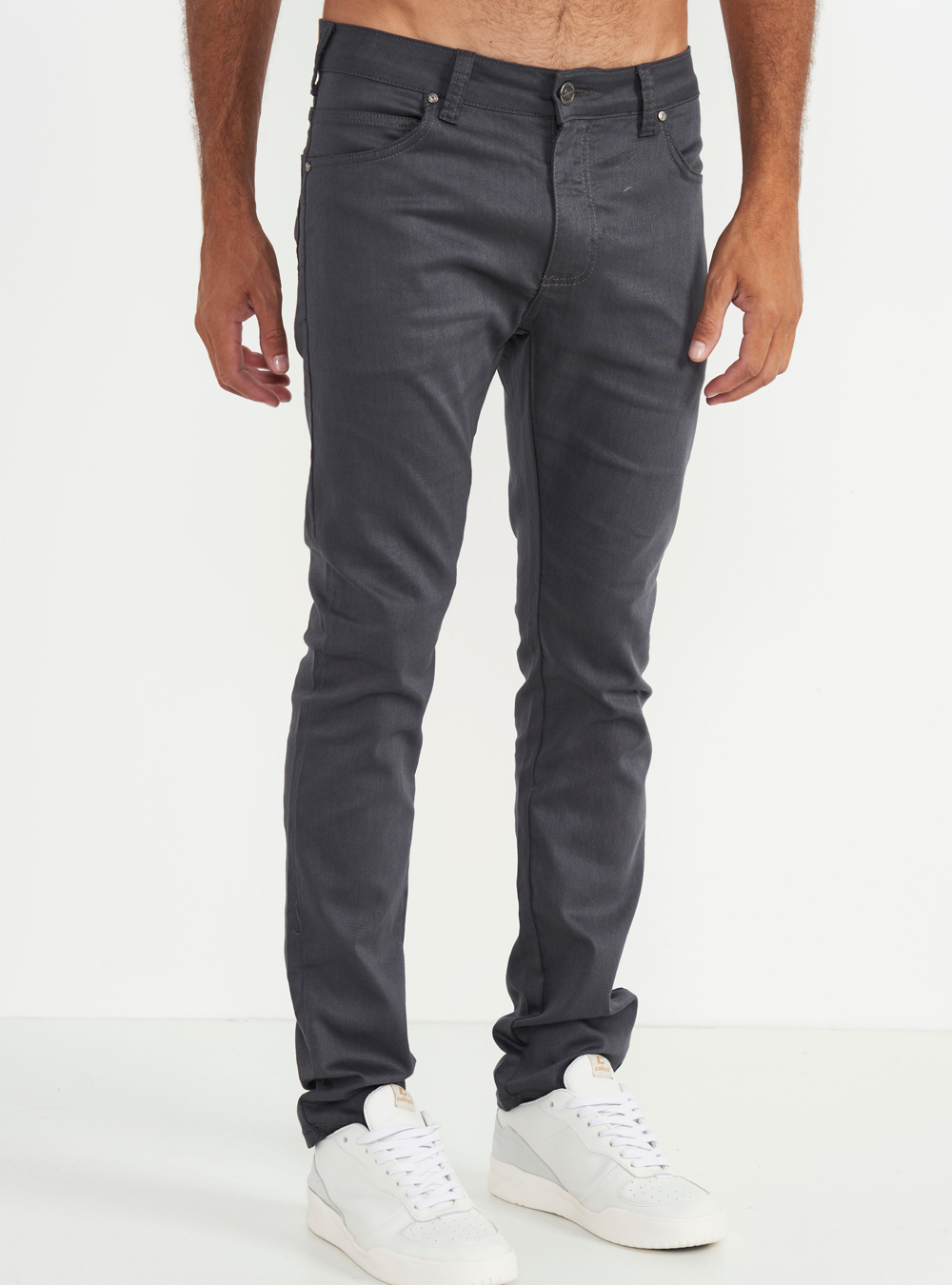 CALÇA SARJA FELIPE SKINNY 48 CINZA MOONQUAKE