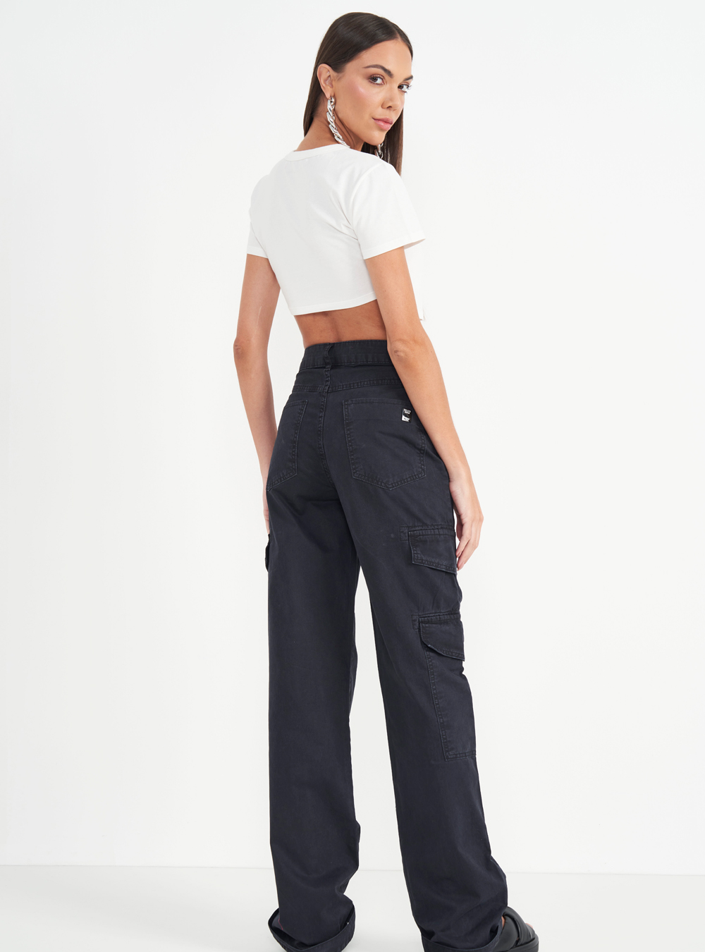 CALÇA SARJA JULIETTE 44 PRETO