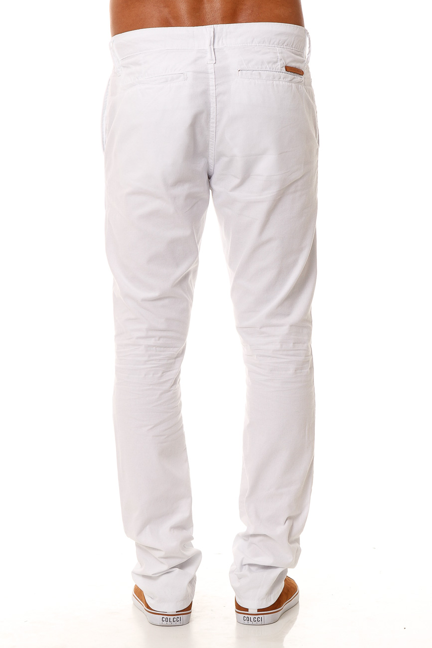 CALCA VITOR SARJA TINT 38 BRANCO