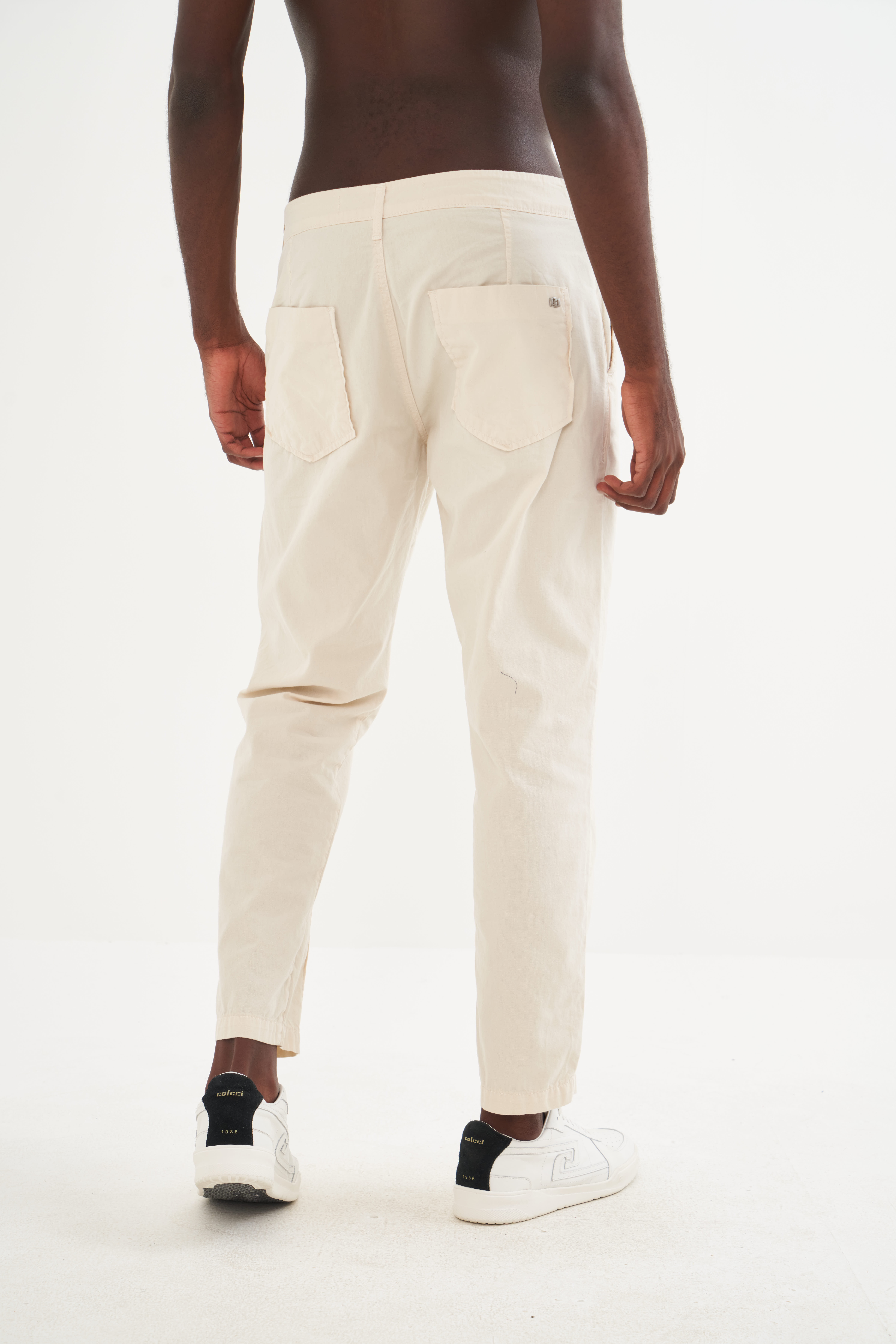 CALÇA SARJA NEW CHINO 38 BEGE ITALIAN