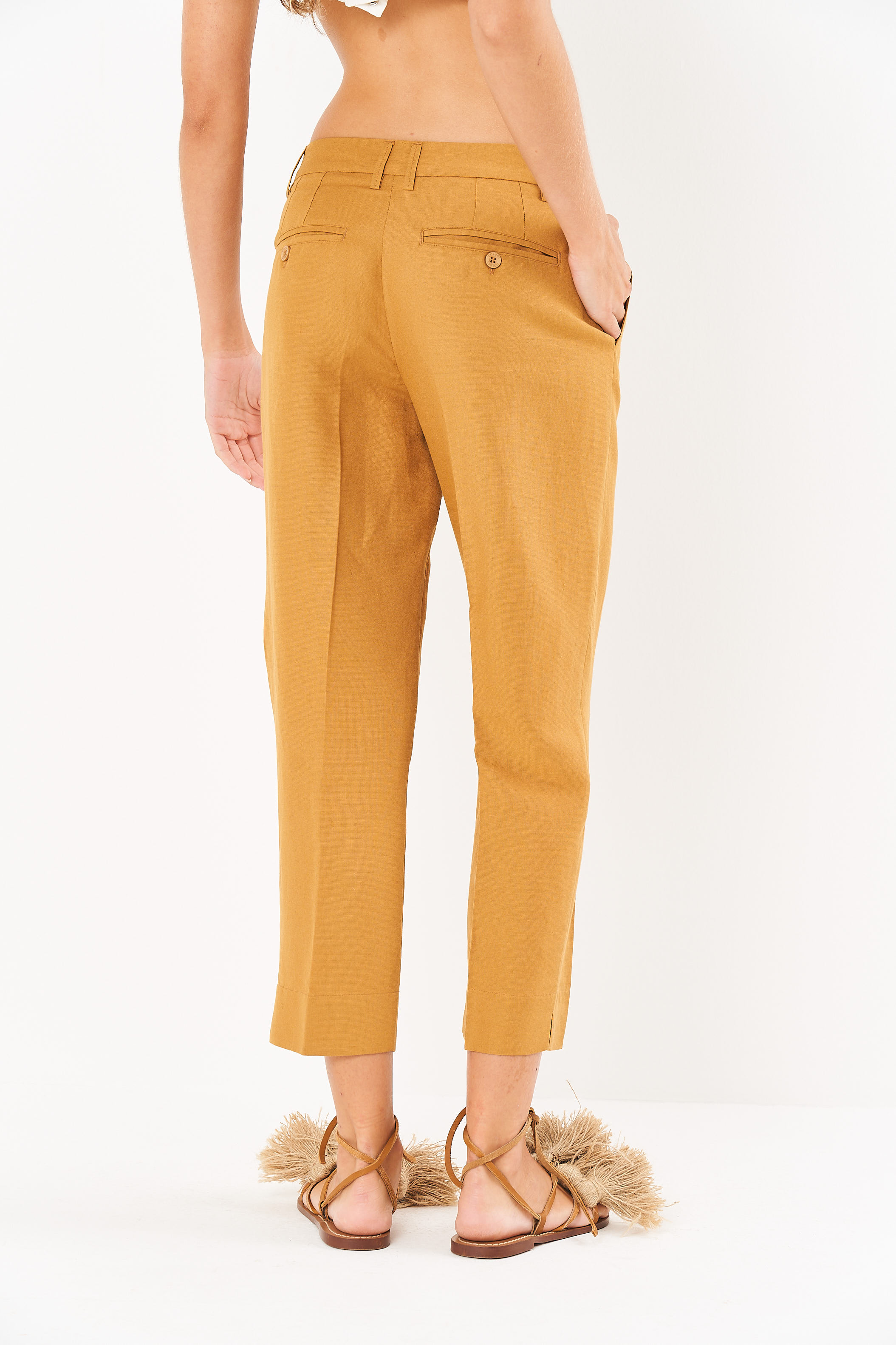 CALÇA LINHO 34 PRETO