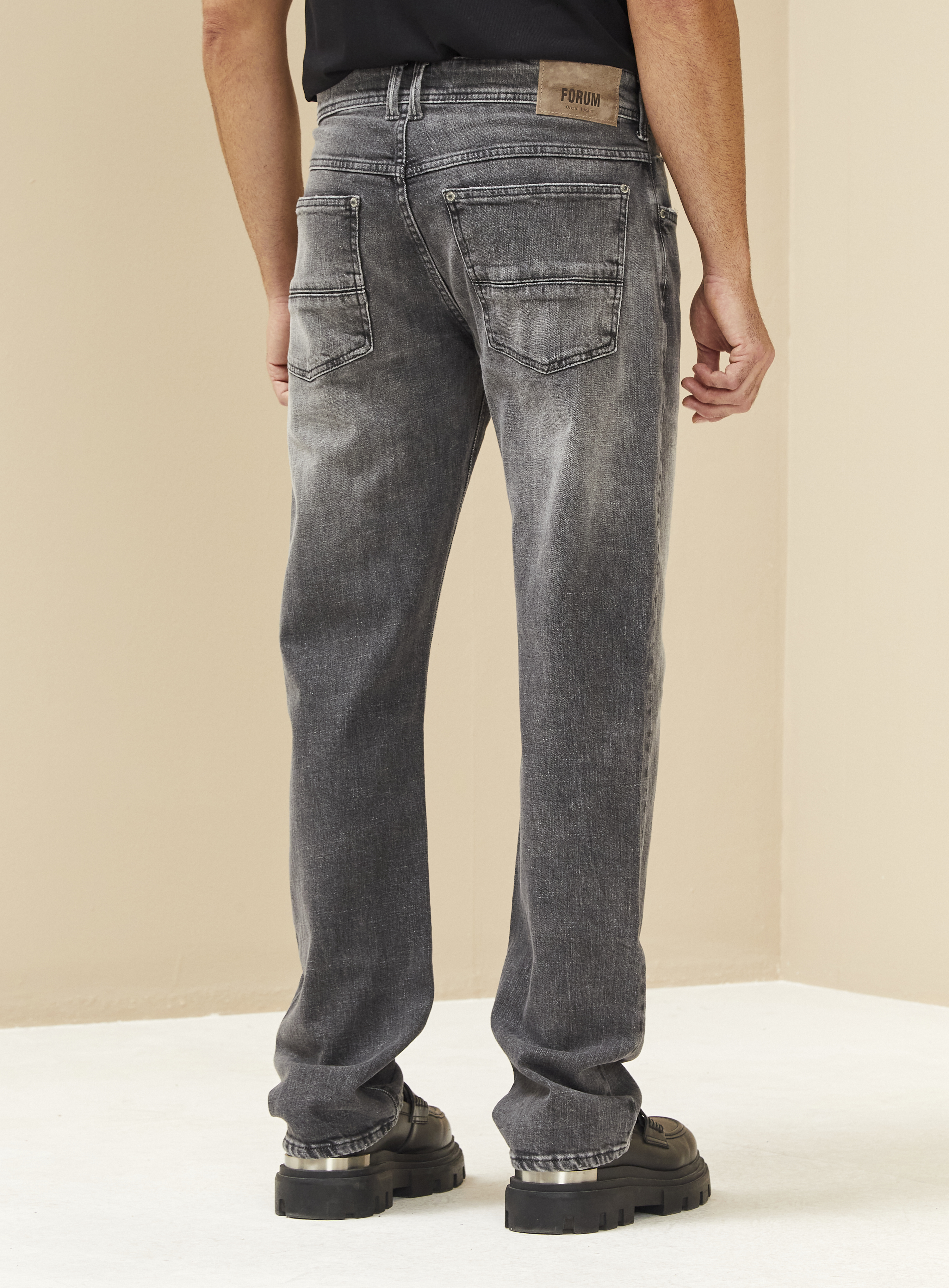 CALÇA JEANS PAUL REGULAR 40 IND.PRETO