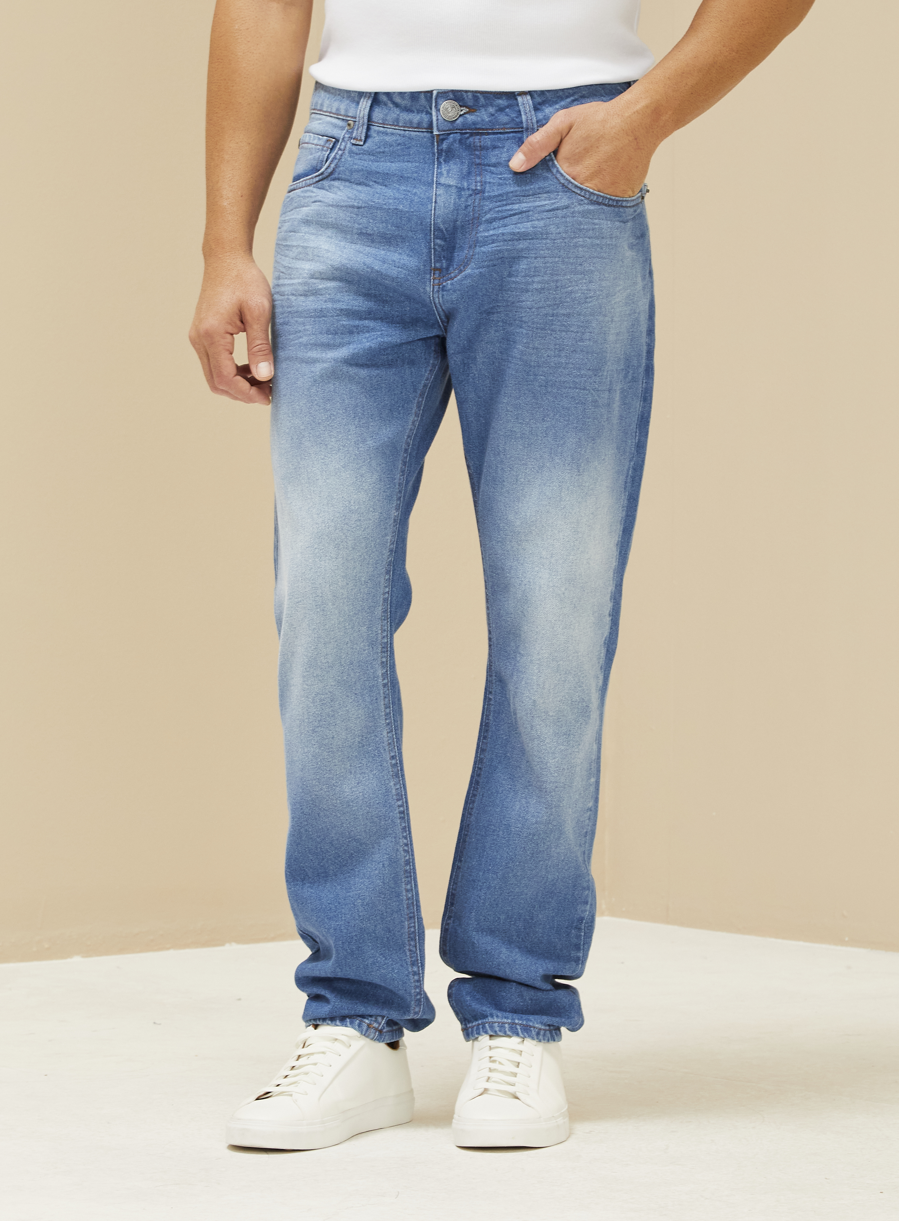 CALÇA JEANS PAUL SLIM 42 INDIGO