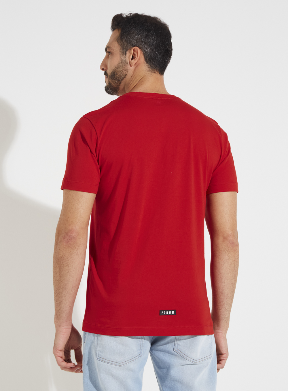 CAMISETA FORUM M VERMELHO SPARKLY