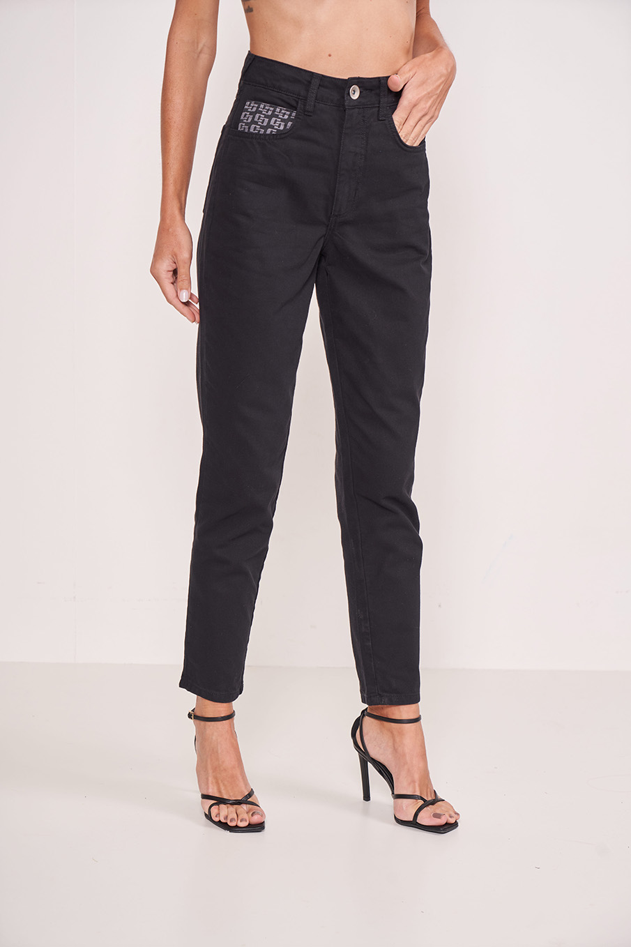 CALÇA SARJA BRUNA 34 PRETO