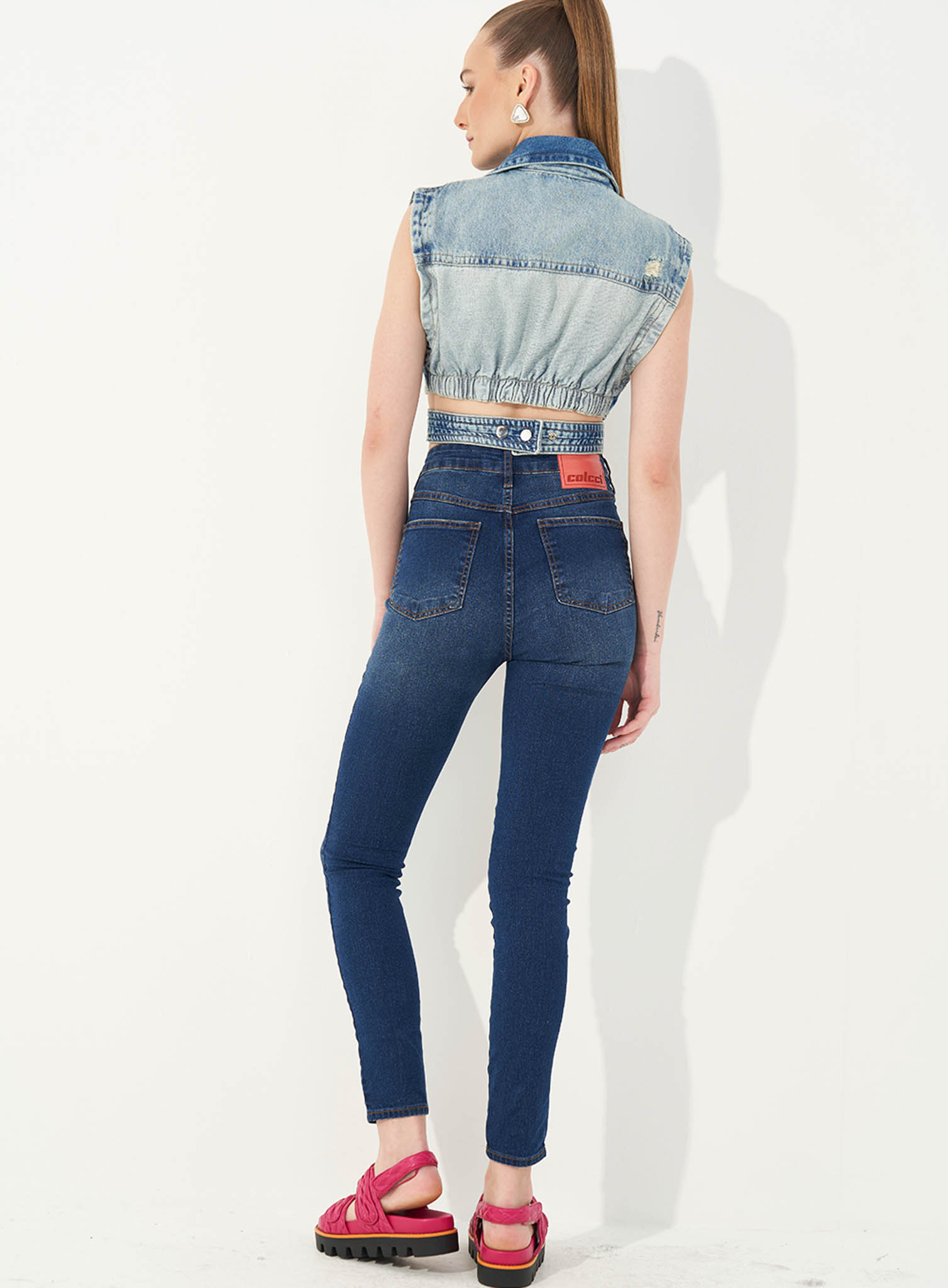 CALÇA JEANS KAREN 40 INDIGO