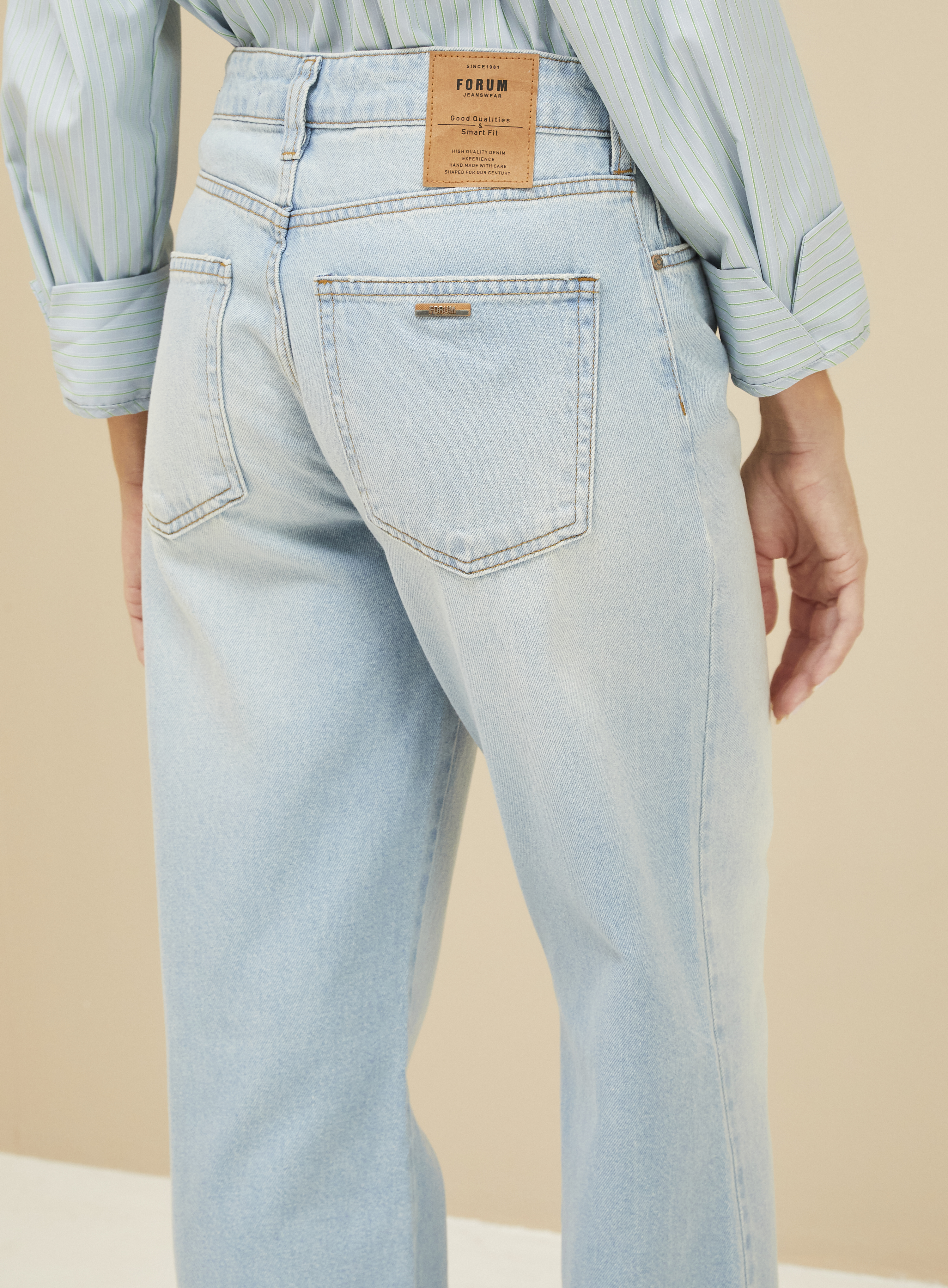 CALÇA JEANS RAQUEL WIDE LEG 42 INDIGO
