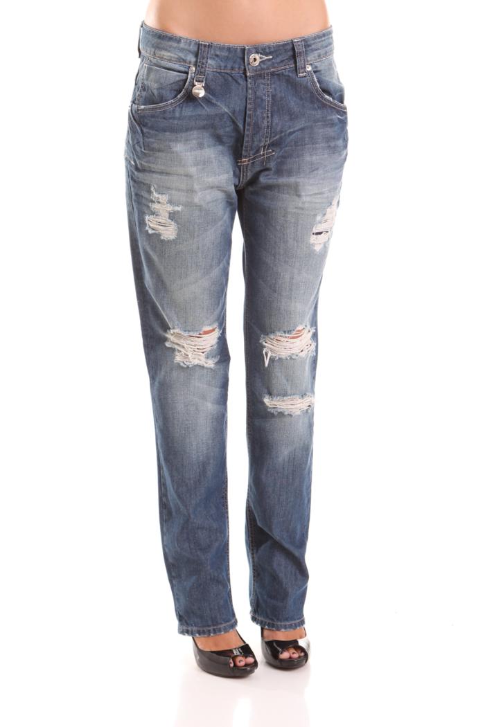 CALCA BOYFRIEND INDIGO BORD 36 INDIGO