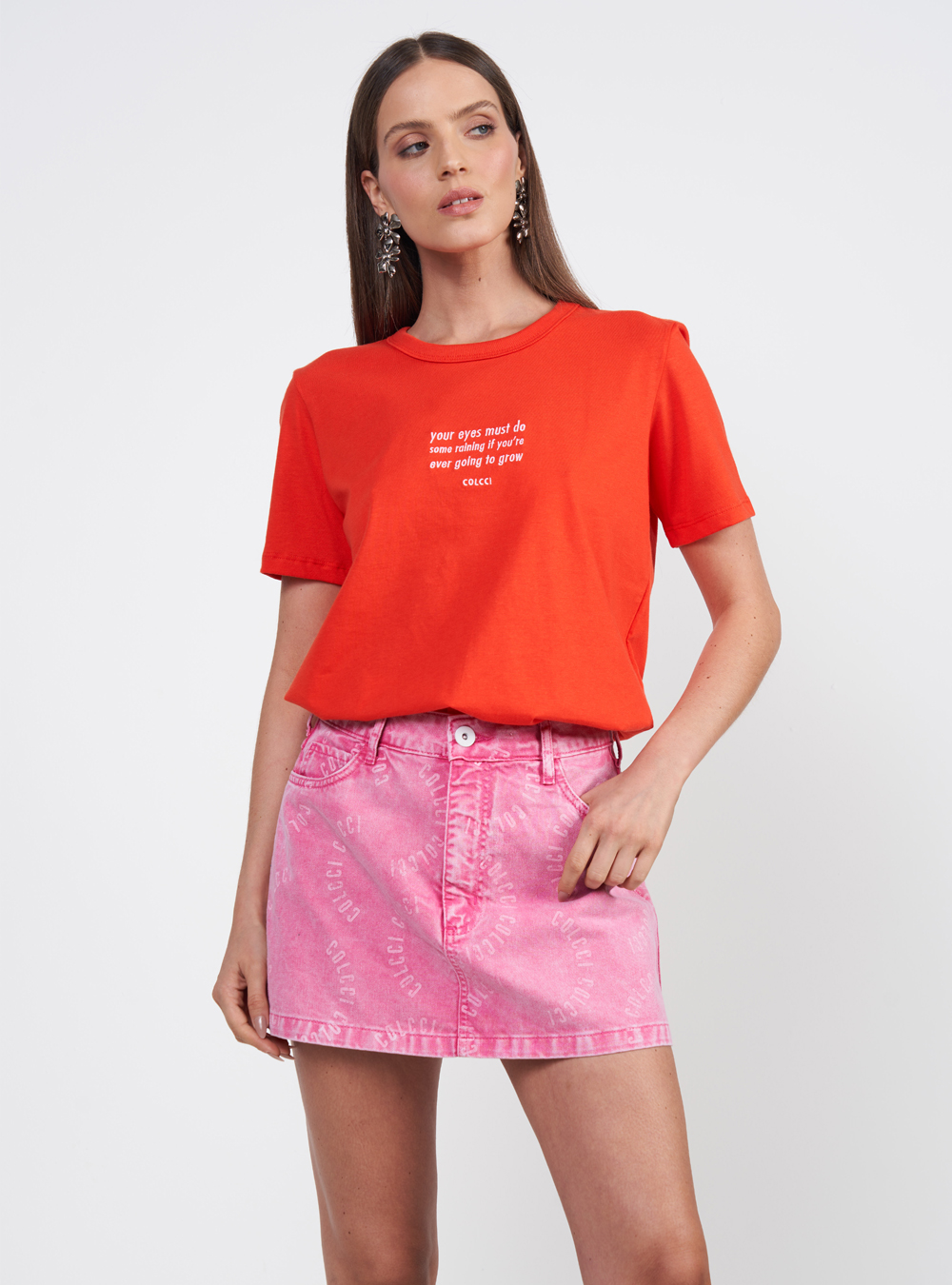 CAMISETA COLCCI P VERMELHO NIVES