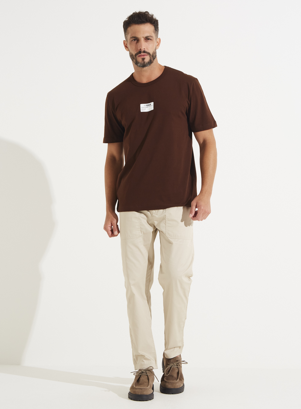 CAMISETA FORUM M MARROM NOBUCK