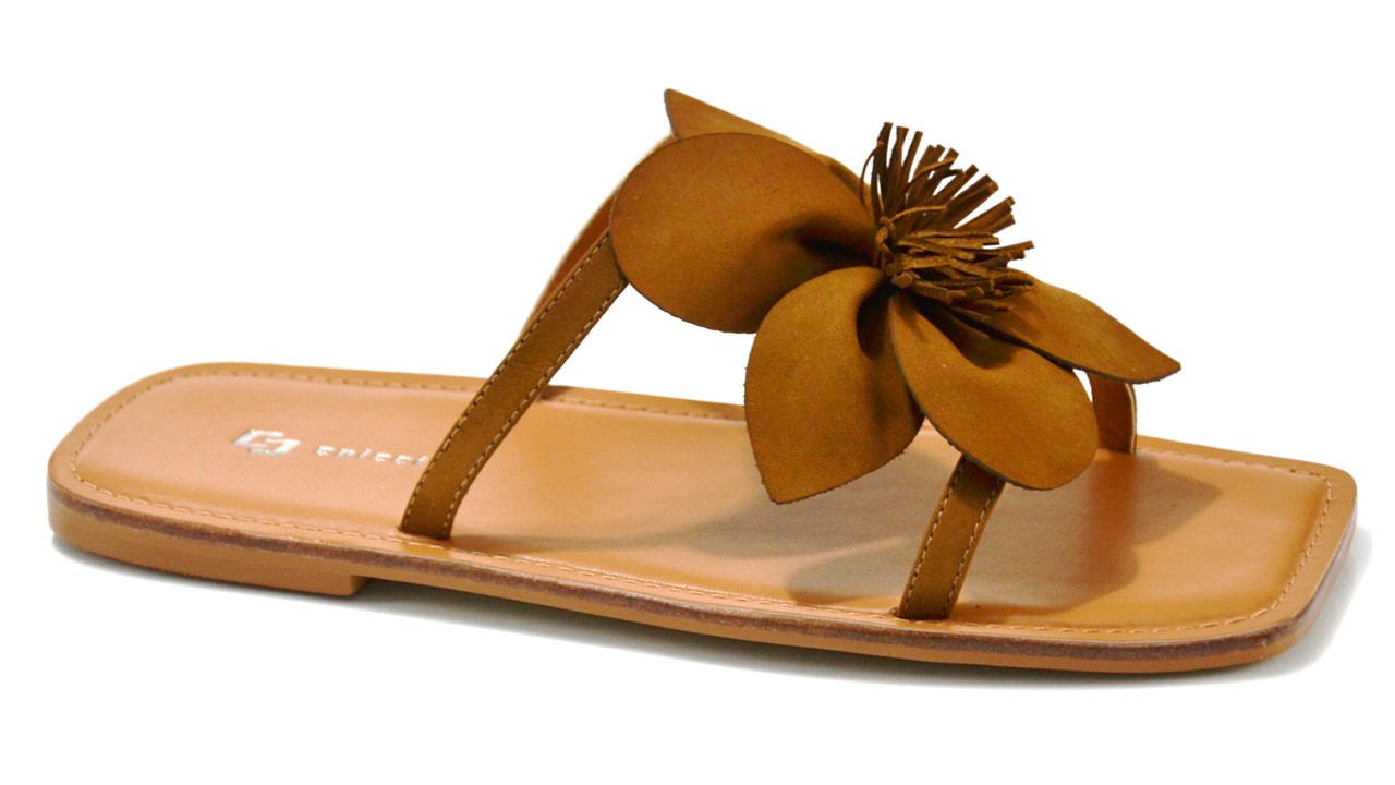 SANDÁLIA RASTEIRA FLOR COLCCI 37 MARROM EVERMORE