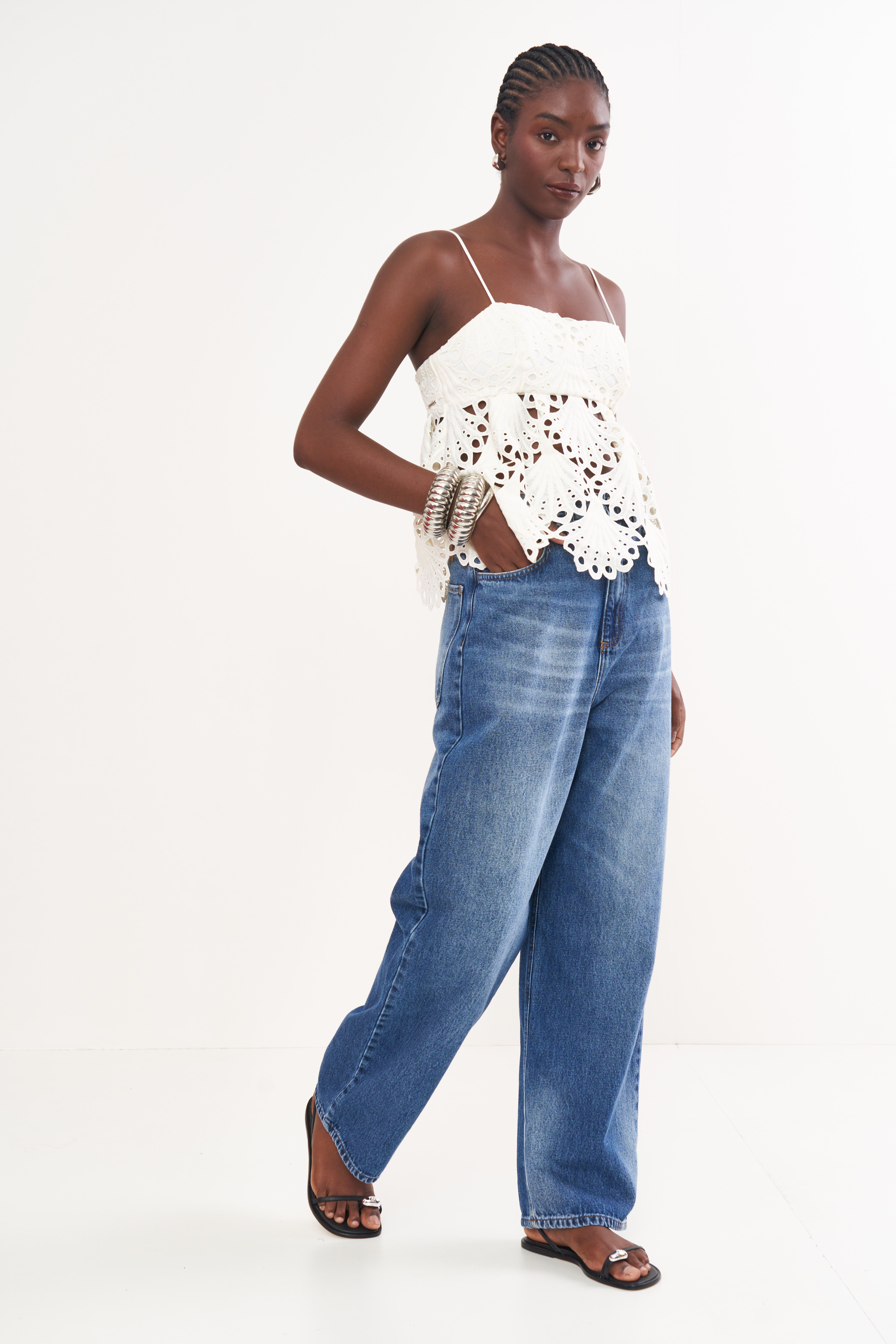 CALÇA JEANS CALIFÓRNIA 34 INDIGO