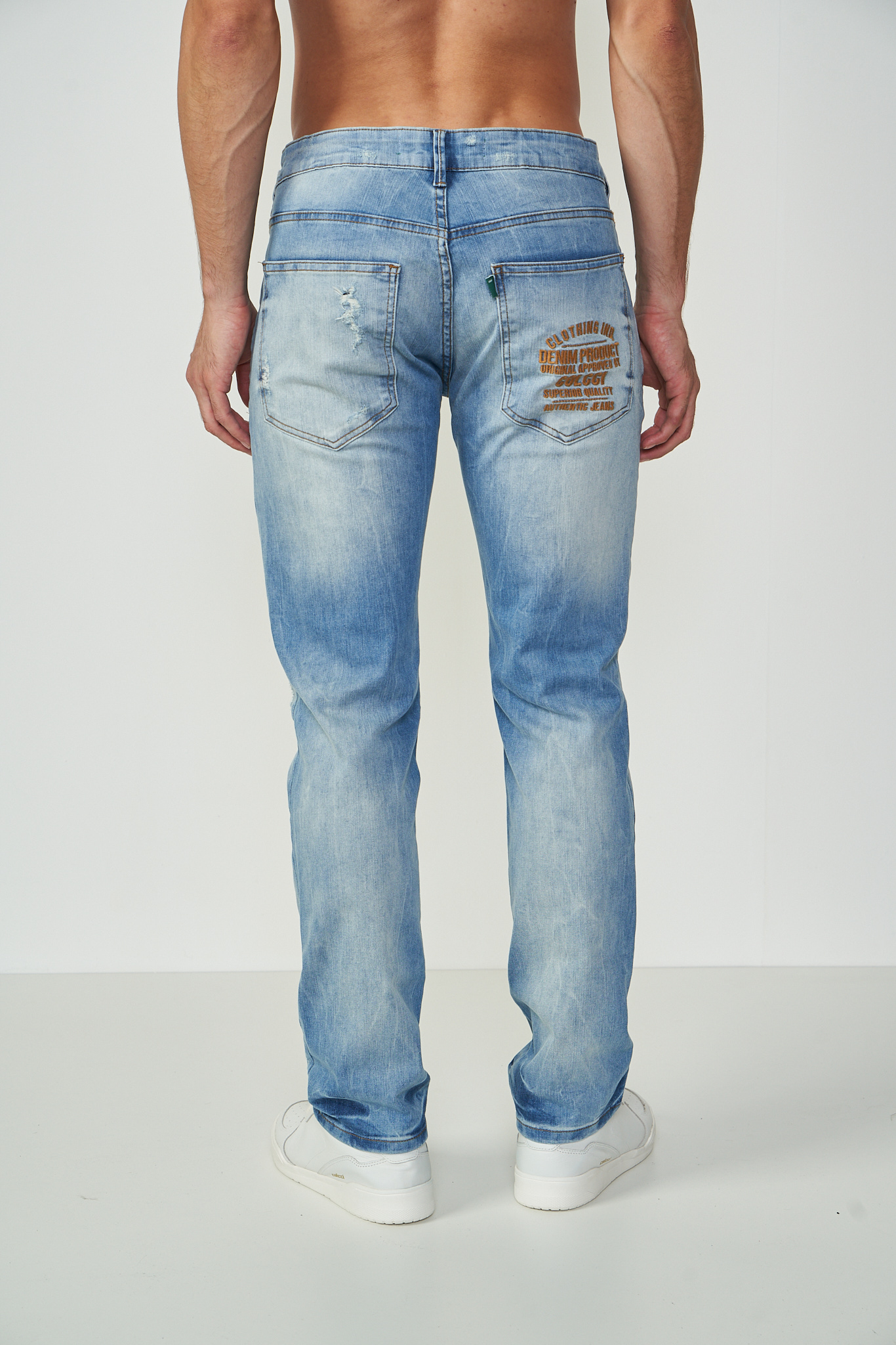 CALÇA JEANS ALEX SLIM 42 INDIGO