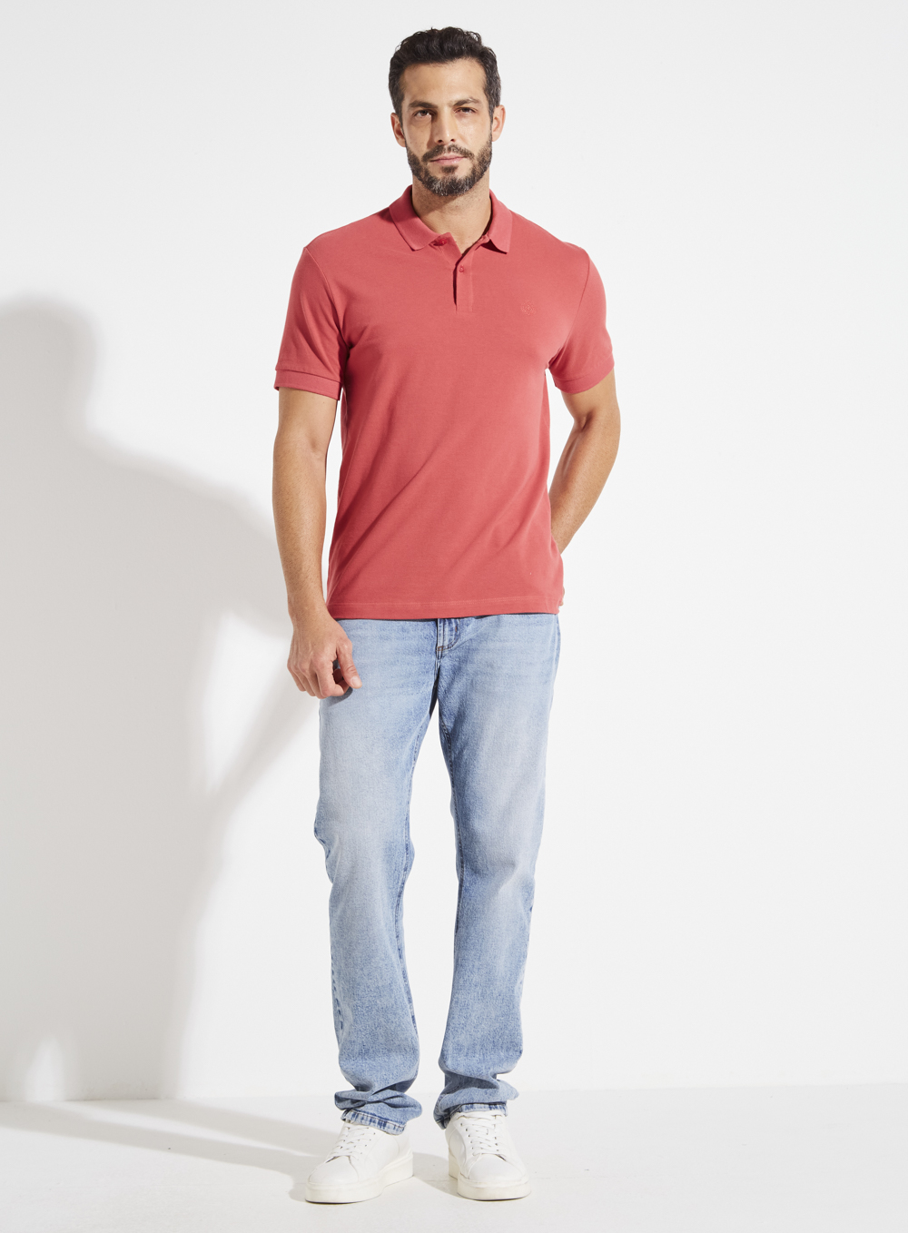 POLO FORUM M VERMELHO ZOE