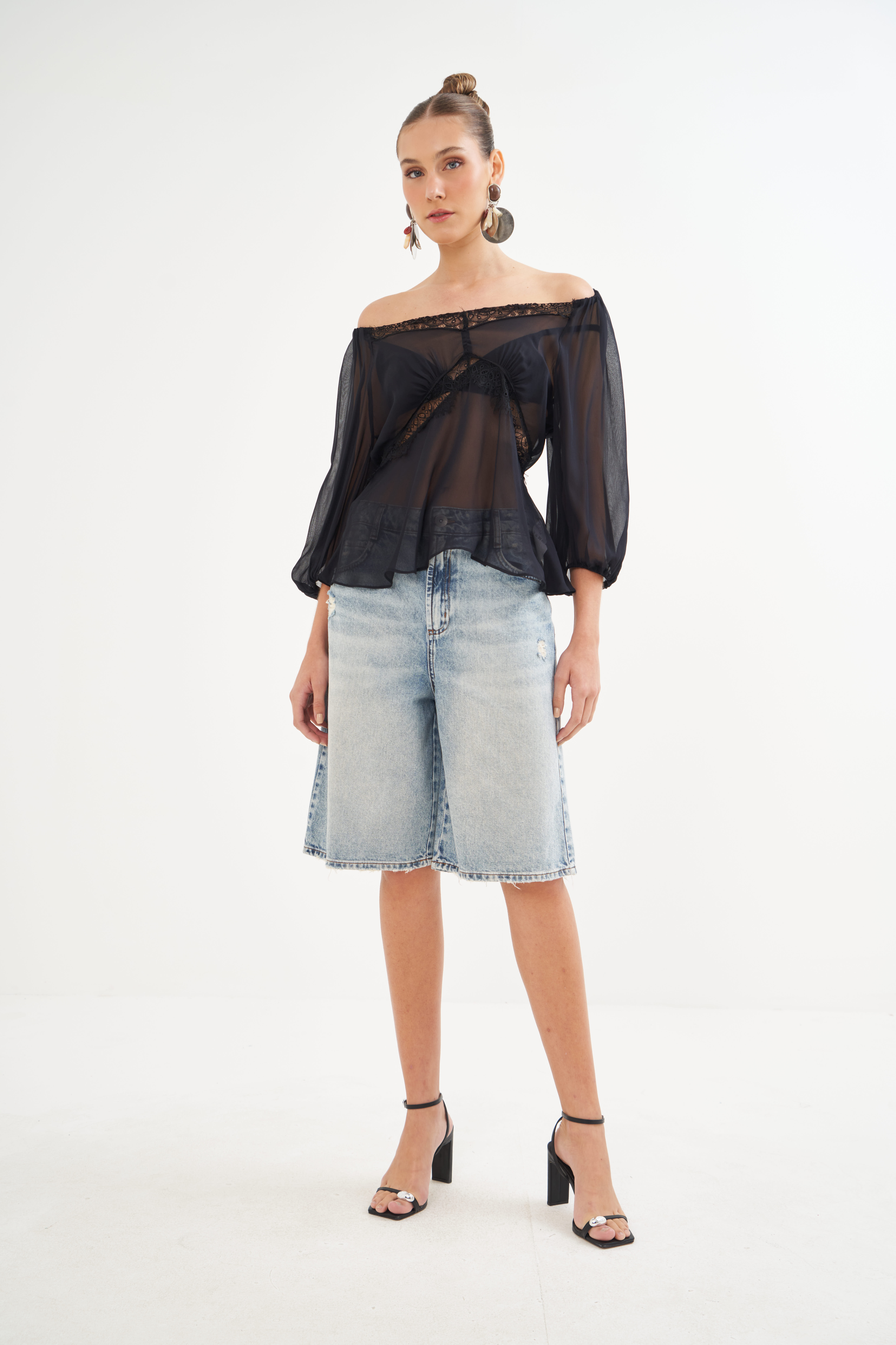 BLUSA COLCCI M PRETO