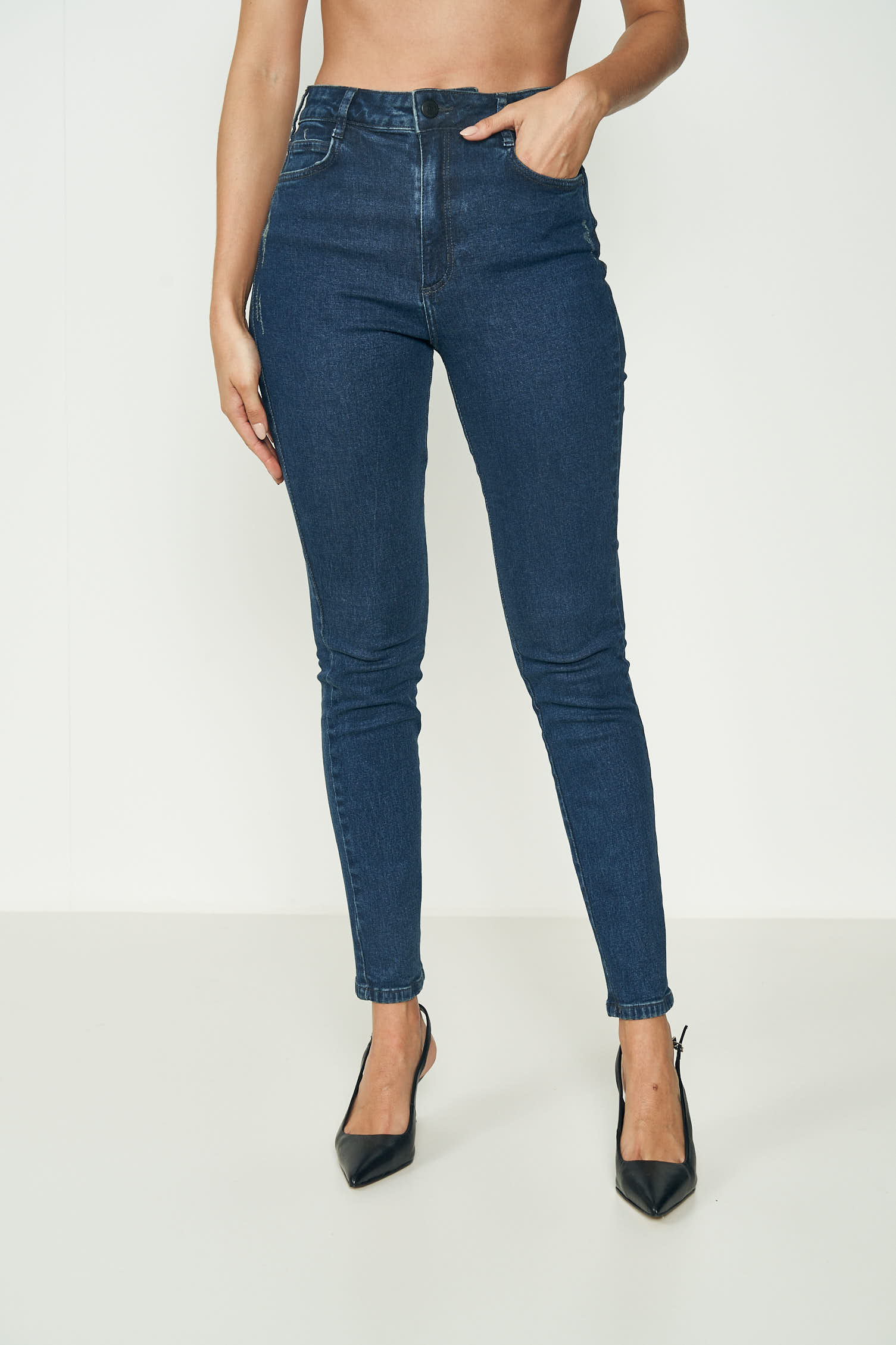 CALÇA JEANS BRUNA STRETCH 42 INDIGO