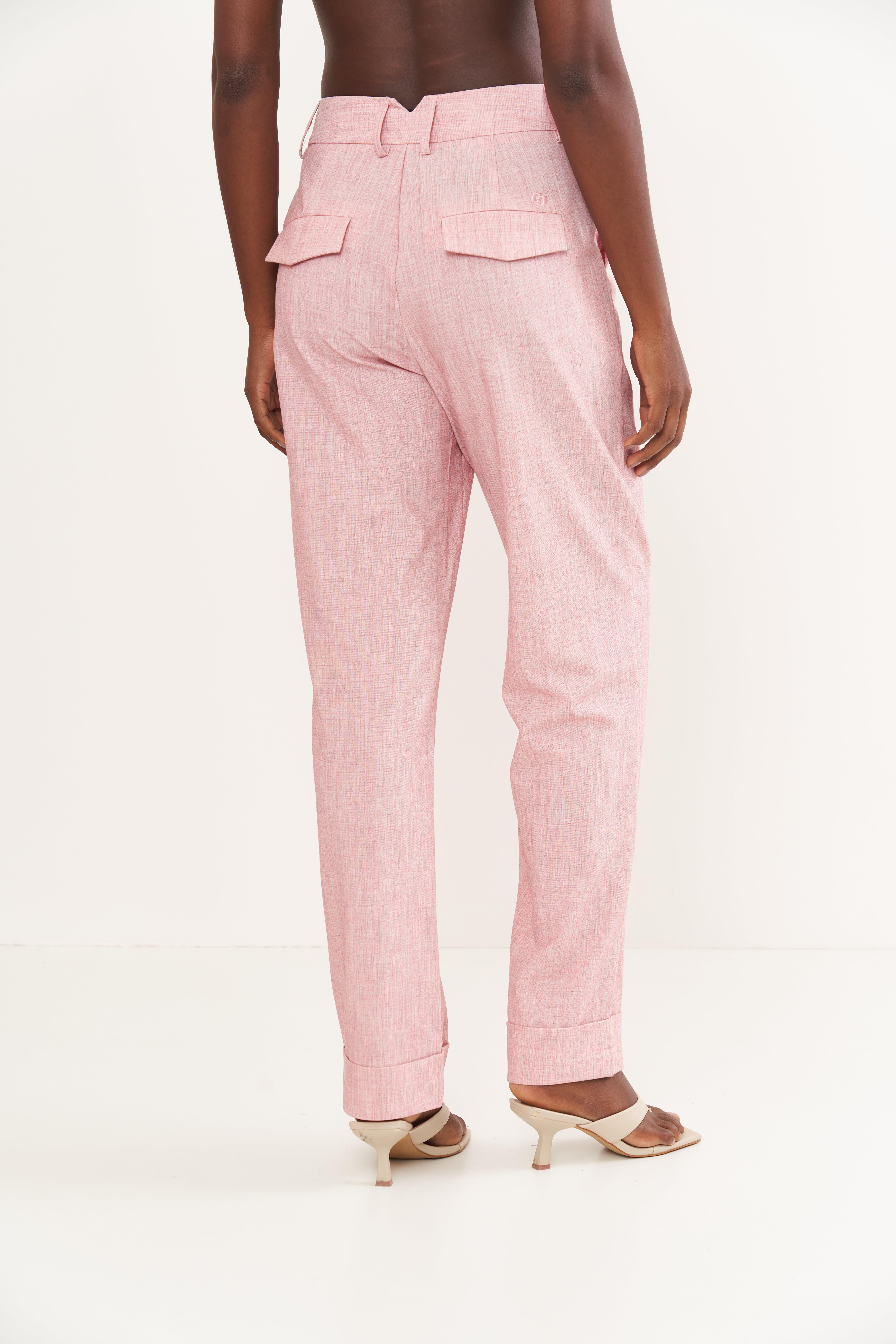 CALCA COLCCI 34 ROSA/OFF