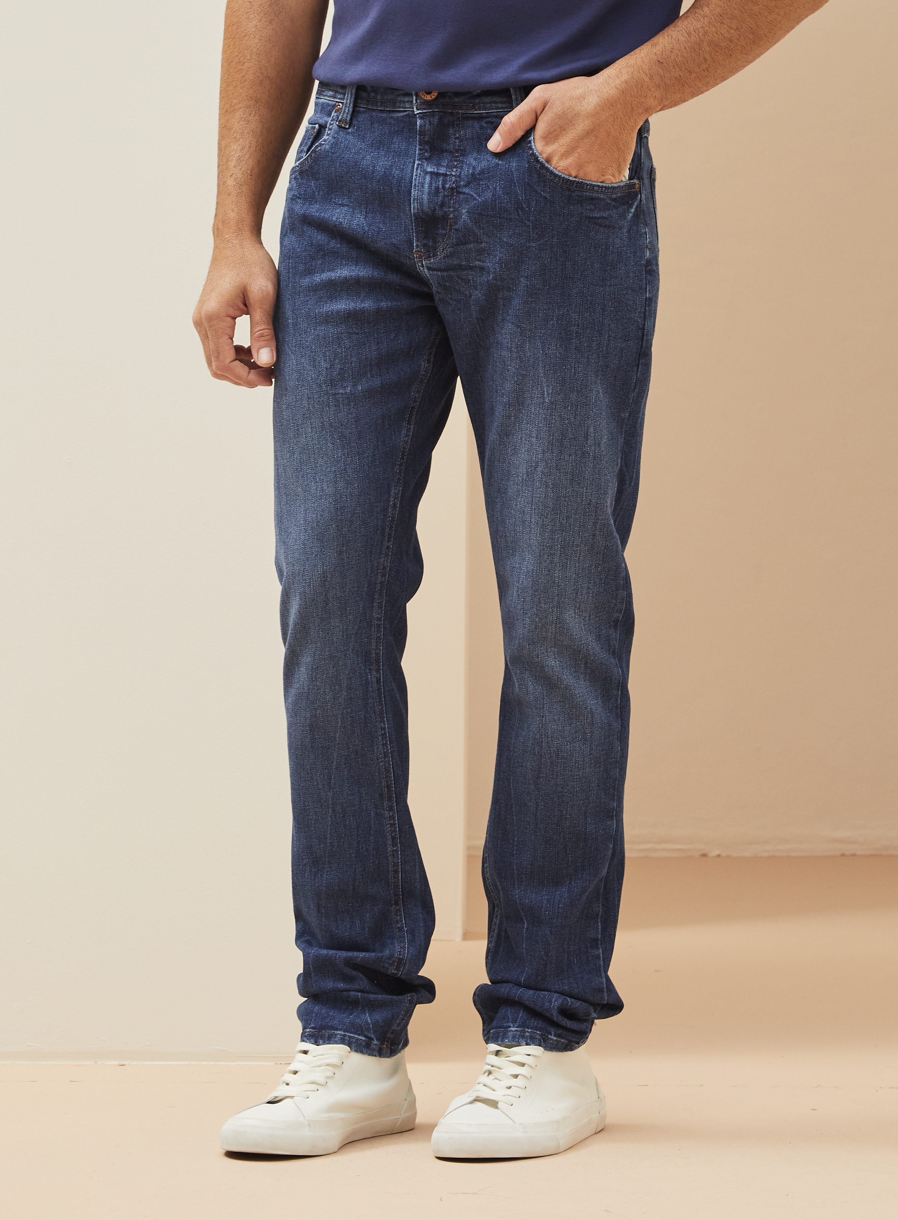 CALÇA JEANS PAUL SLIM 40 INDIGO