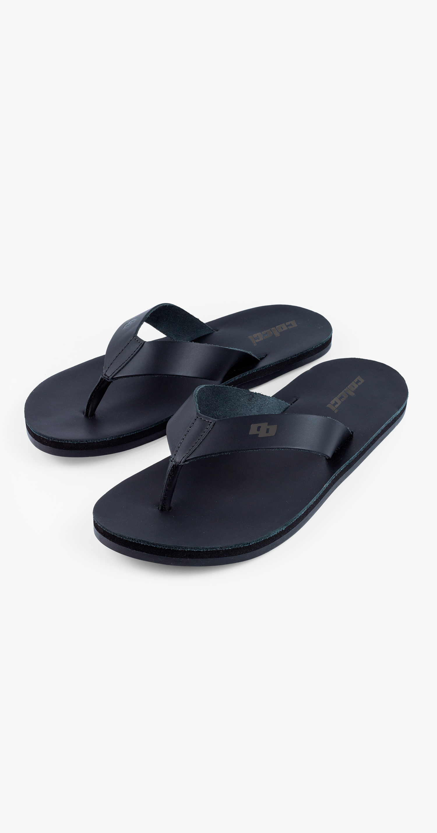 CHINELO MASC COLCCI RIO LEATHER 39-40 OFF WHITE