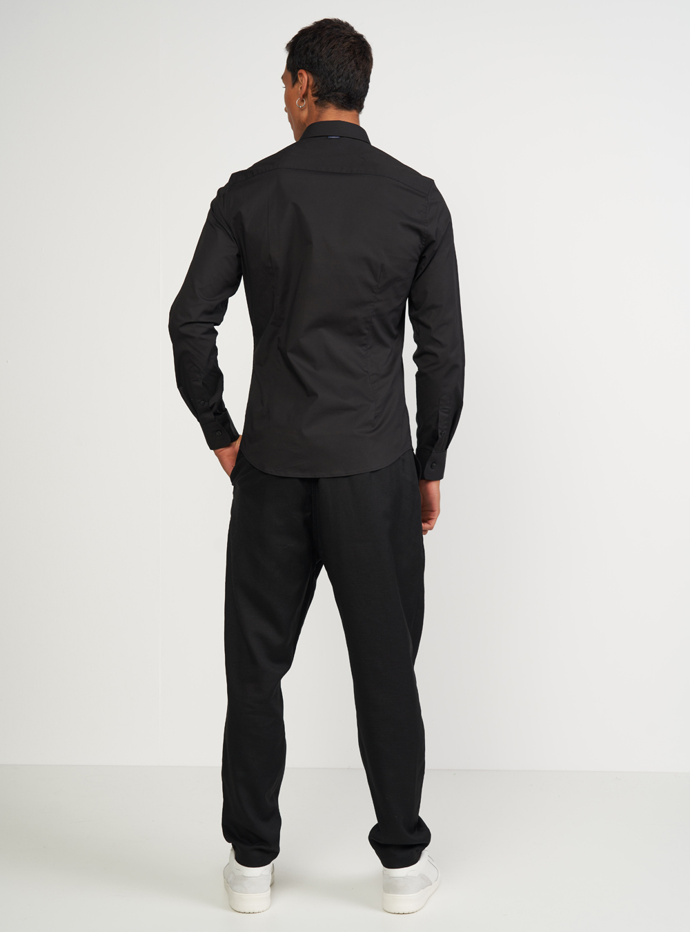 CAMISA FIT GG AZUL CASHMERE