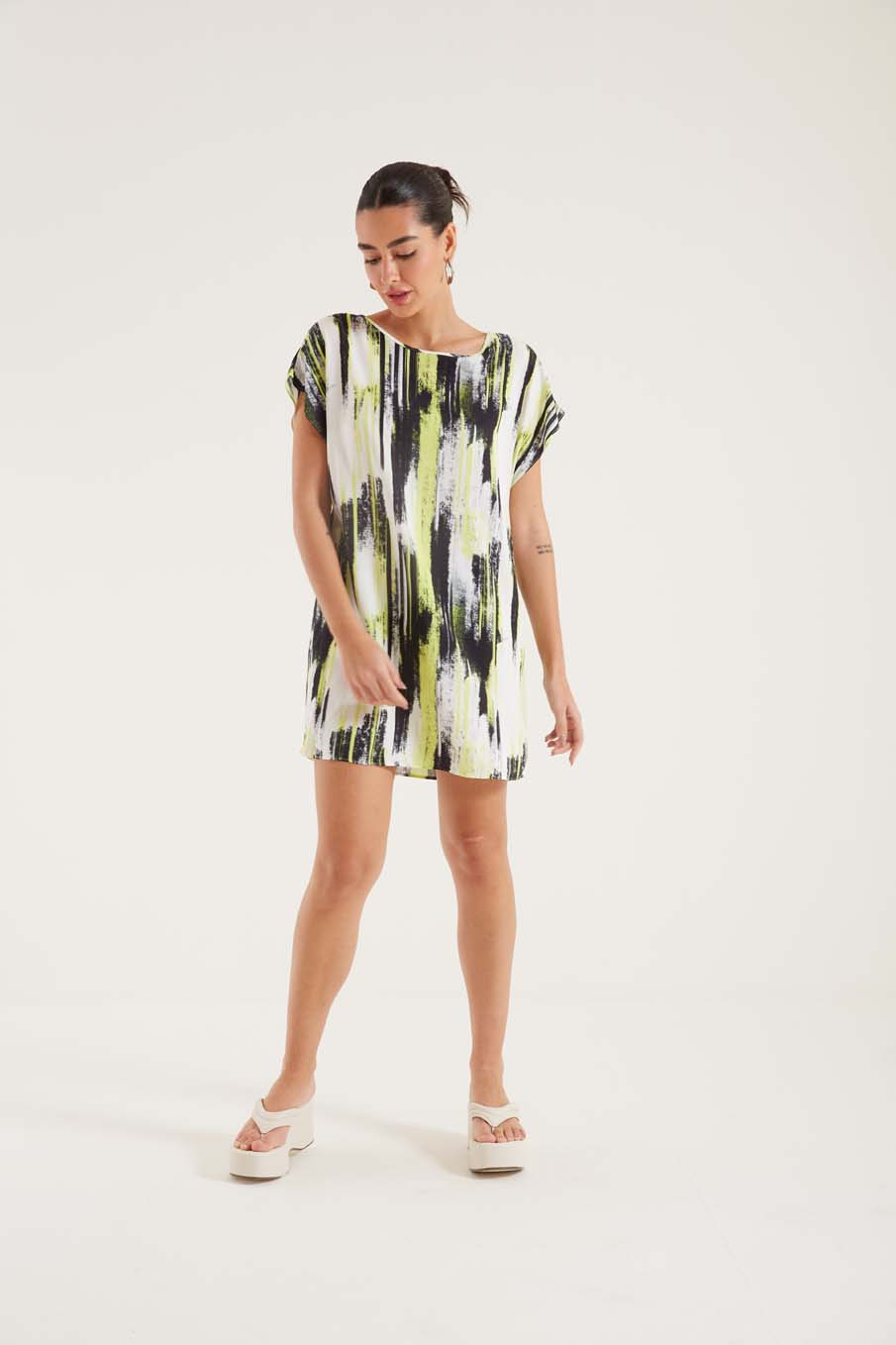 VESTIDO ESTAMPADO G CORALS