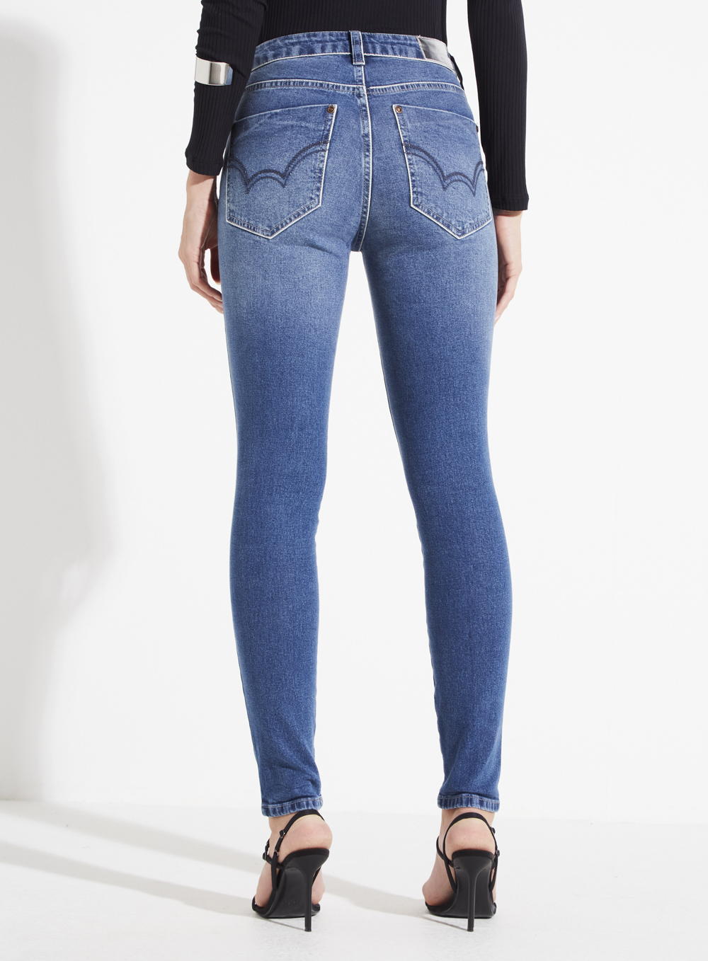 CALÇA JEANS MARISA 2 CIGARRETE 46 INDIGO