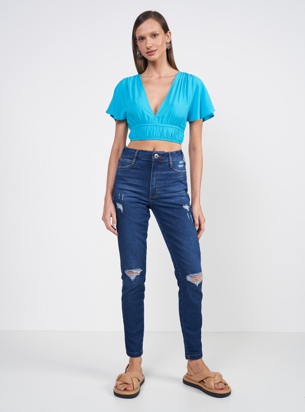 CALÇA JEANS BRUNA 38 INDIGO