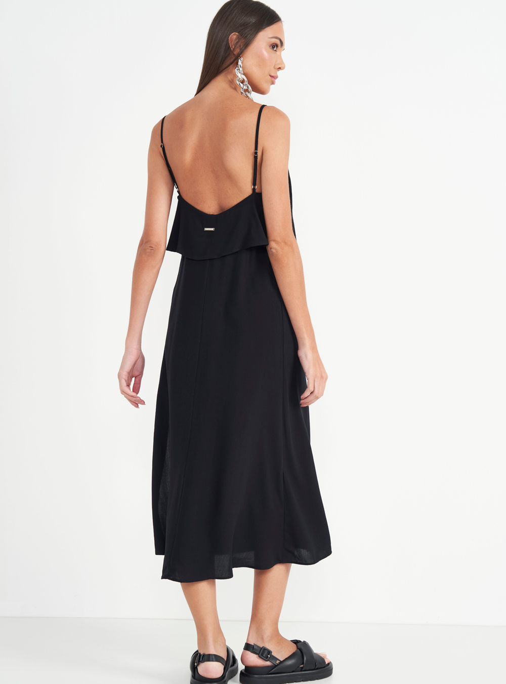 VESTIDO COLCCI G PRETO