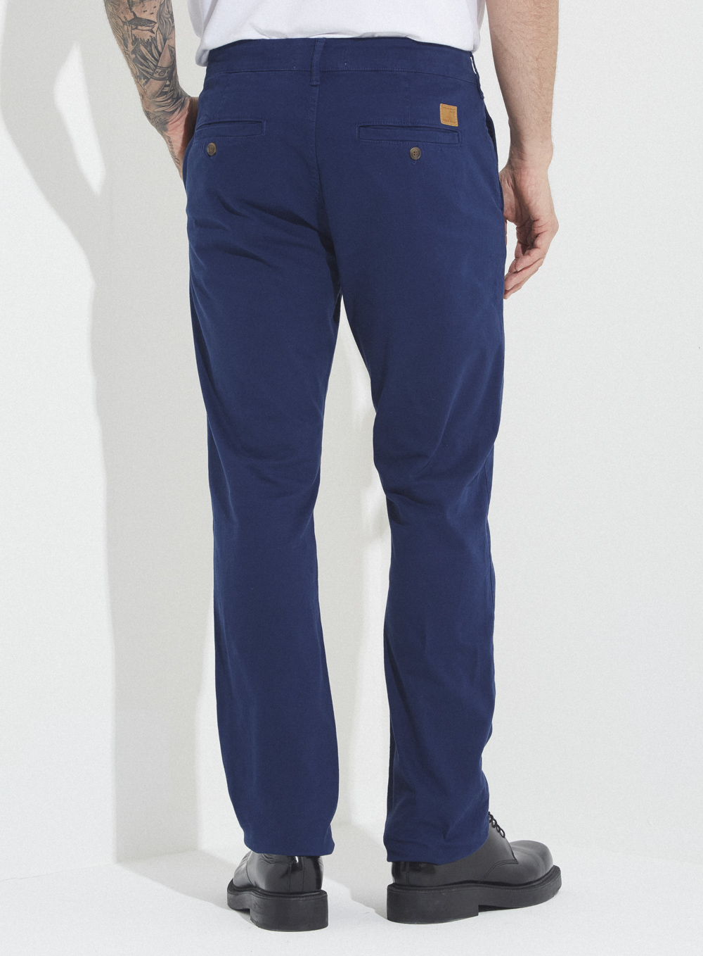 CALÇA SARJA VITOR 38 AZUL DARKNESS