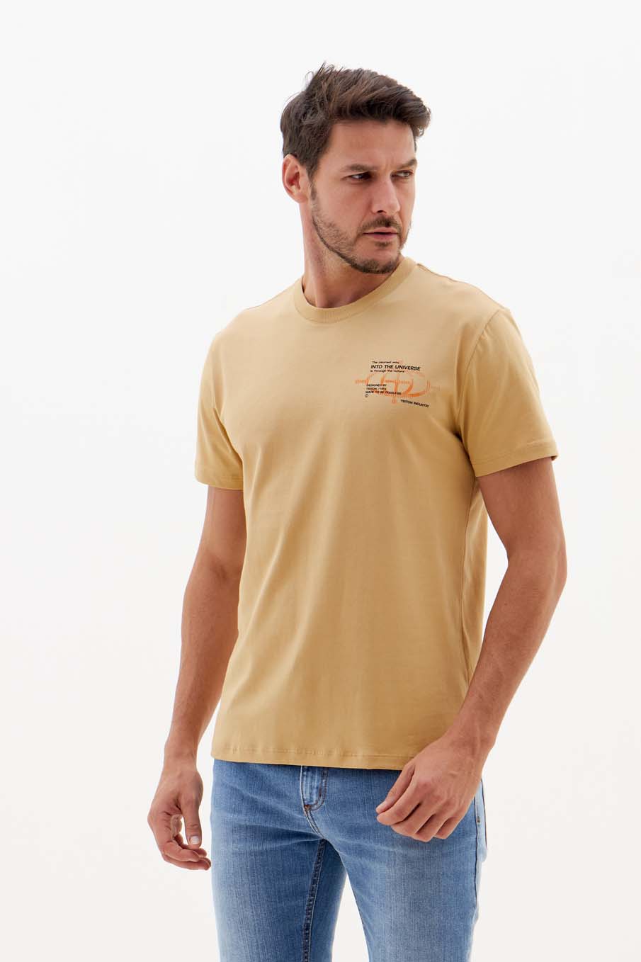 CAMISETA TRITON G BEGE FLAVO