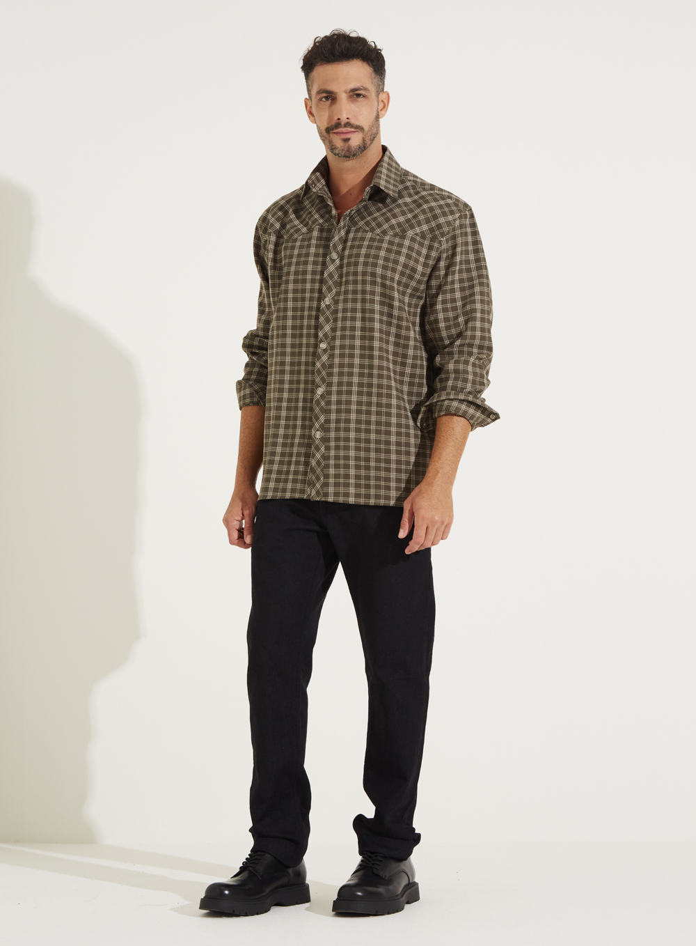 CALÇA JEANS IGOR SKINNY 44 IND.PRETO